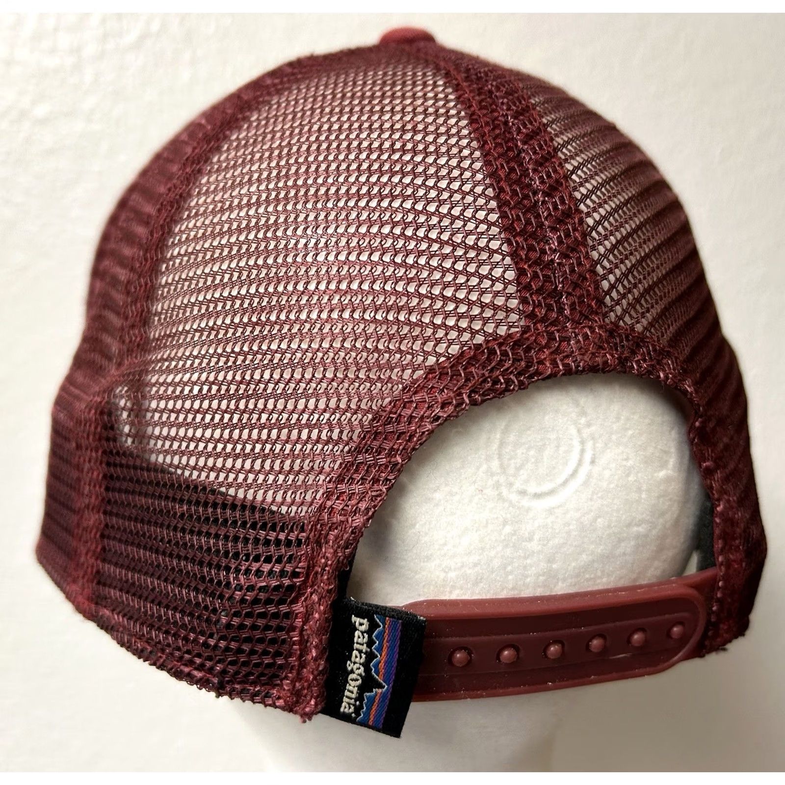 Patagonia VINTAGE Patagonia Master Chief Fitz Roy Mountains Hat Red Rope Adjustable Snapback Unisex Adults One Size Boys Girls Mens Womens Size ONE SIZE - 5 Thumbnail