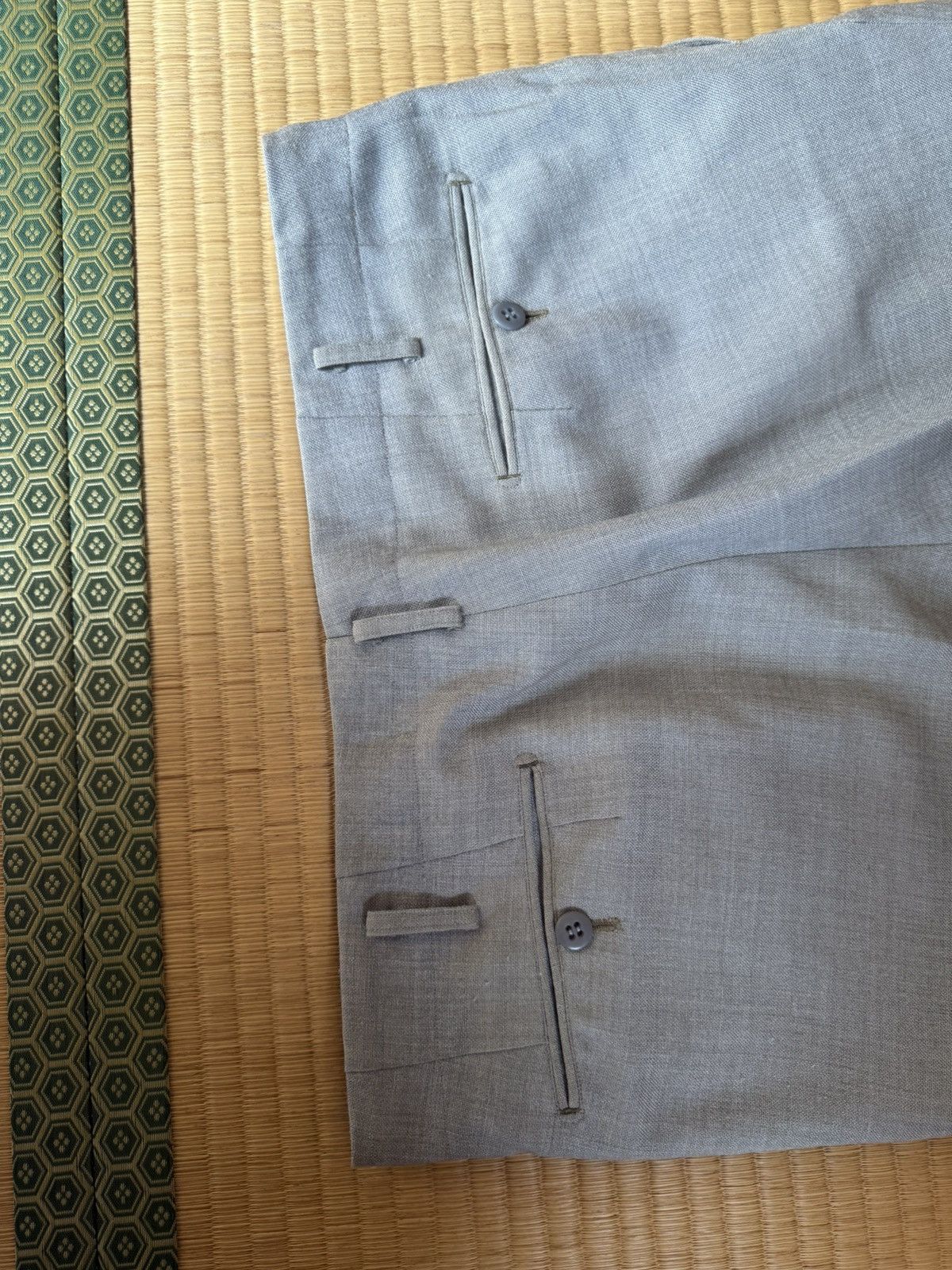 Other Spring&Summer Vintage Japanese Light Grey Linen–Wool Slacks Size US 32 / EU 48 - 8 Thumbnail