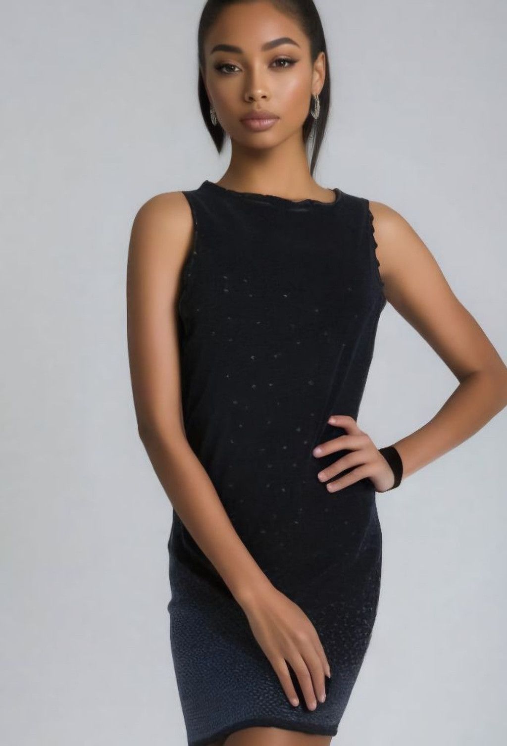 Other Blue velvet dress Size XL / US 12-14 / IT 48-50 - 1 Thumbnail