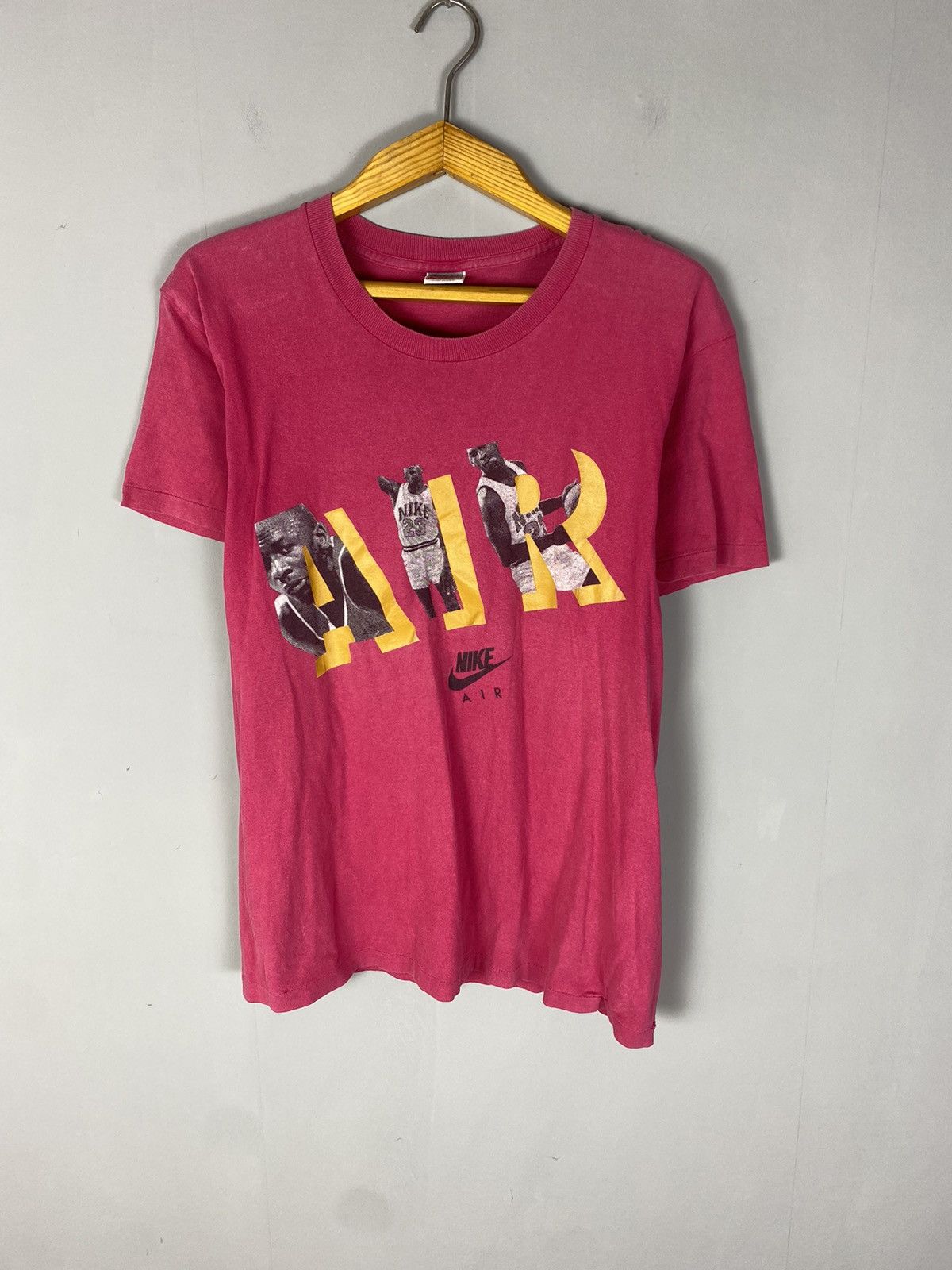 Nike × Vintage Vintage 90s Nike big logo tee T-shirt Size US M / EU 48-50 / 2 - 1 Thumbnail