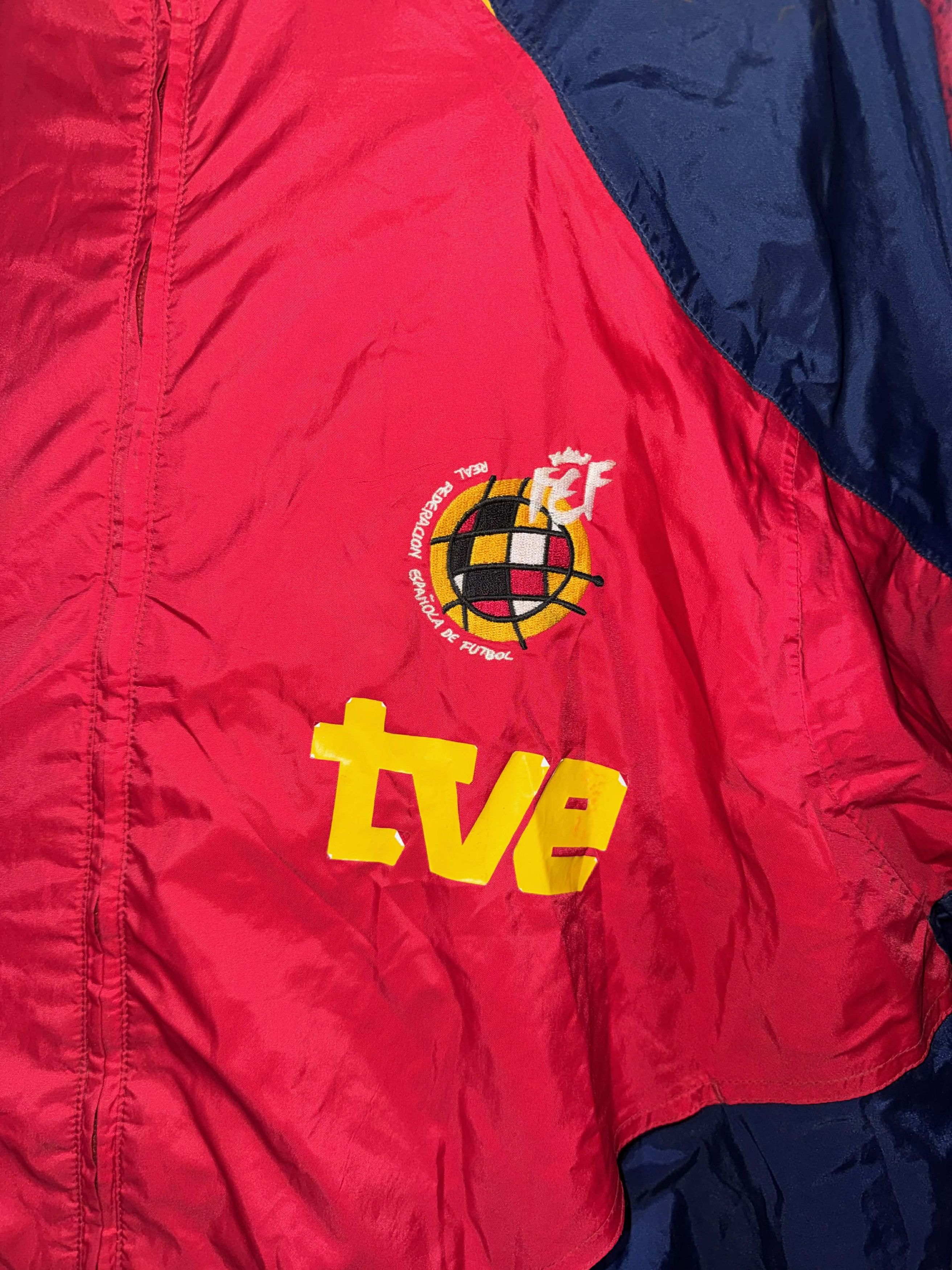 Adidas Spain 2004/06 Player Issue Vintage Adidas Jacket Size US XL / EU 56 / 4 - 3 Thumbnail