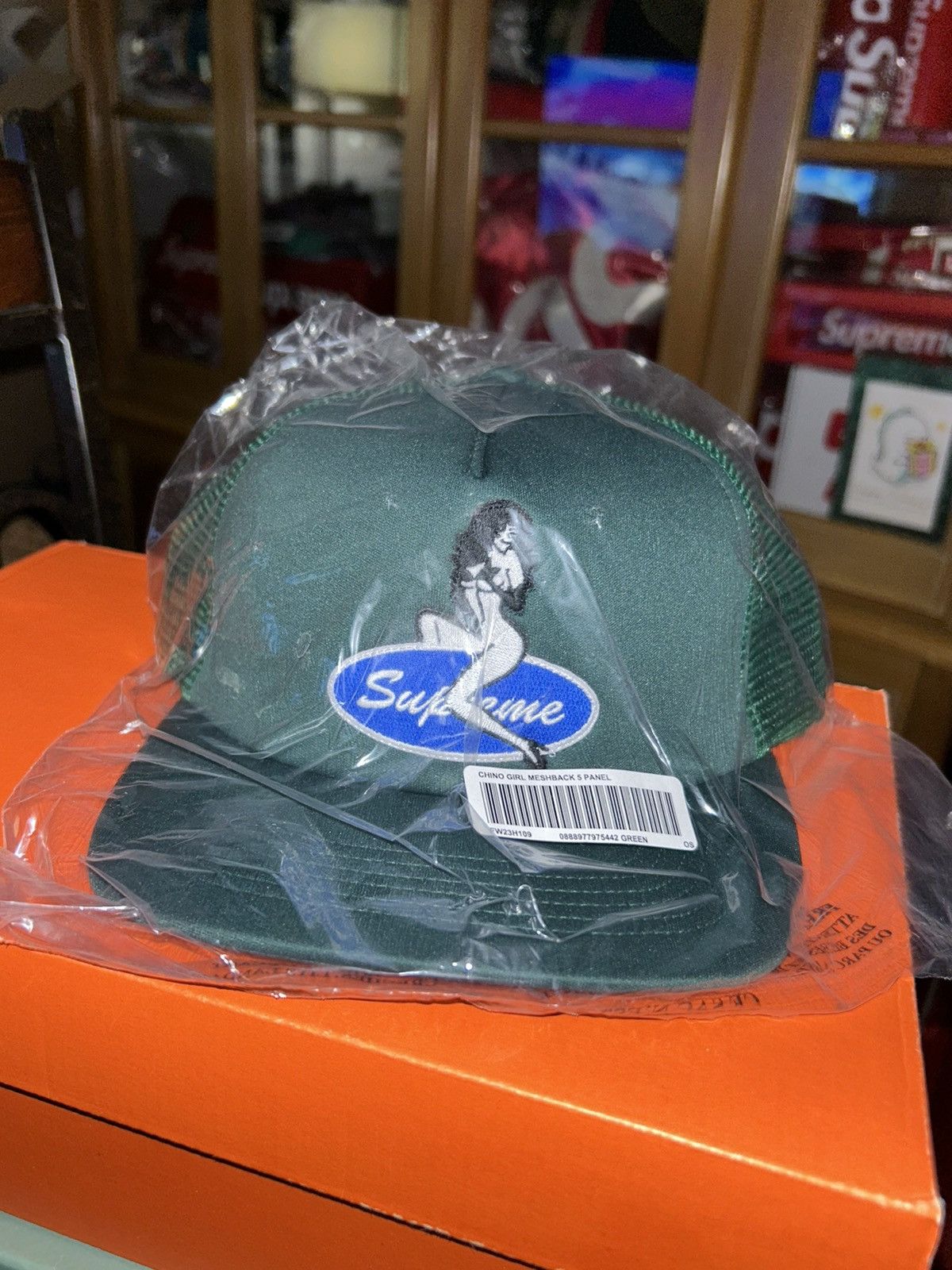 Supreme Supreme Pin Up Mesh Back 5-Panel Hat FW23 NEW Size ONE SIZE - 1 Thumbnail