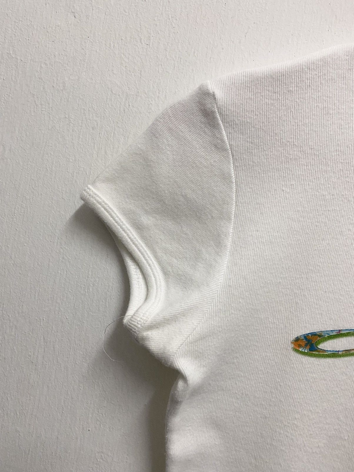Oakley × Vintage 2000's Oakley Butterfly Crop Top T-Shirt Size S / US 4 / IT 40 - 5 Thumbnail