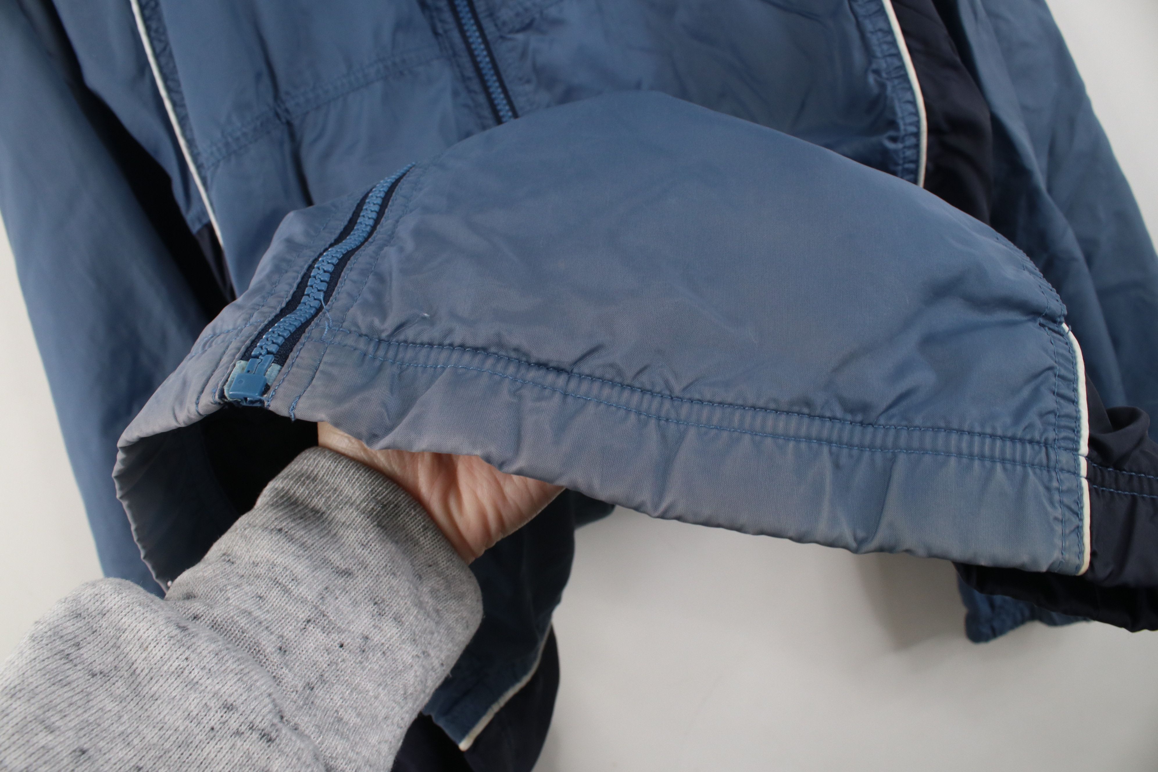 Reebok Vintage 90s Y2K Reebok Spell Lined Windbreaker Jacket Blue Size US L / EU 52-54 / 3 - 8 Thumbnail