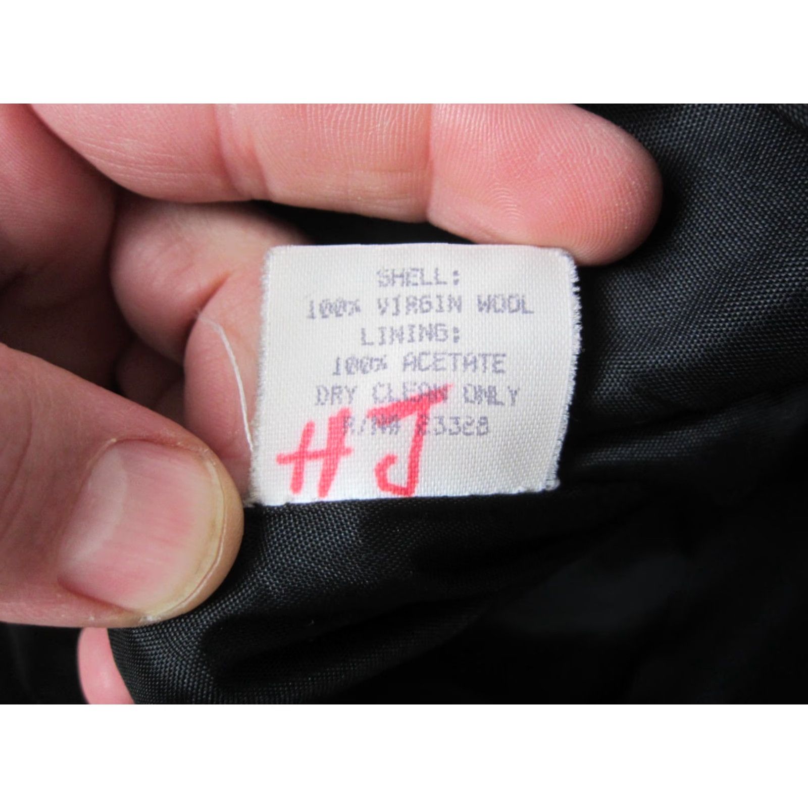Vintage Kristen Blake Jacket Womens S Black Wool Peacoat Button Front Classic Jacket Coat Size S / US 4 / IT 40 - 5 Thumbnail