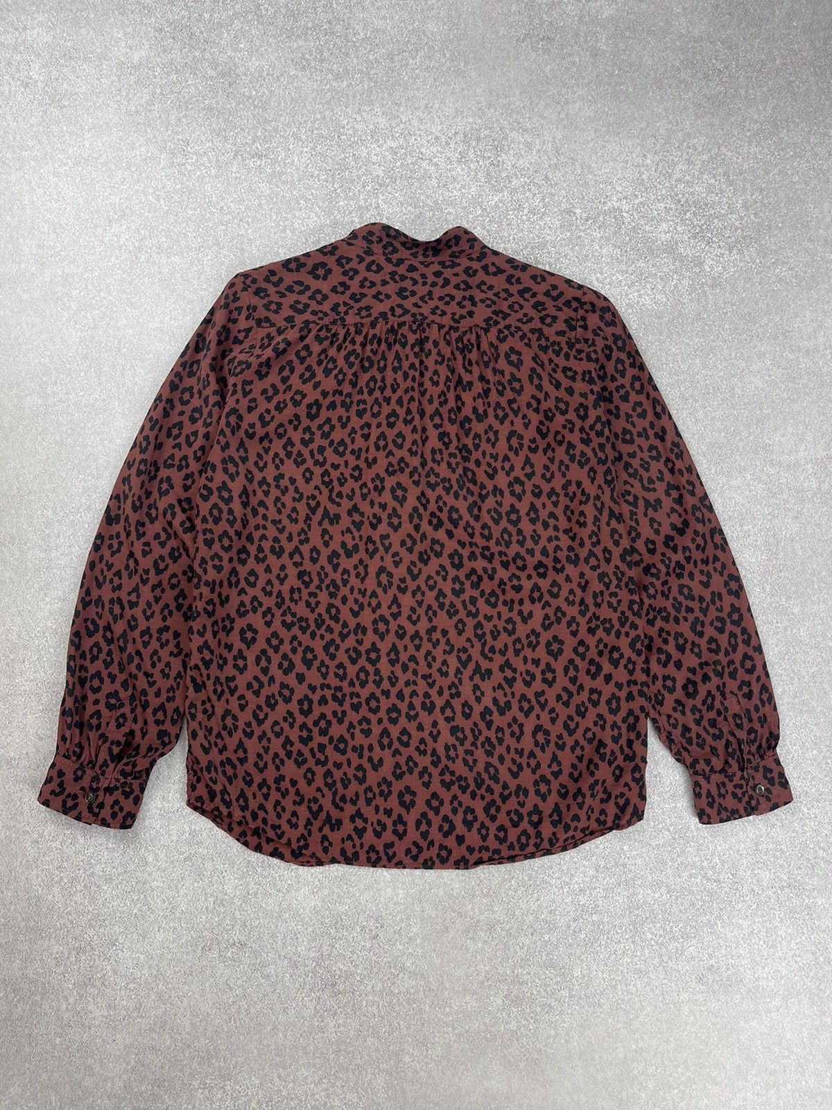A.P.C. A.P.C. Rue Madame Paris Leopard Print Blouses Shirt Size 34 Size XXS / US 00 / IT 34 - 8 Thumbnail