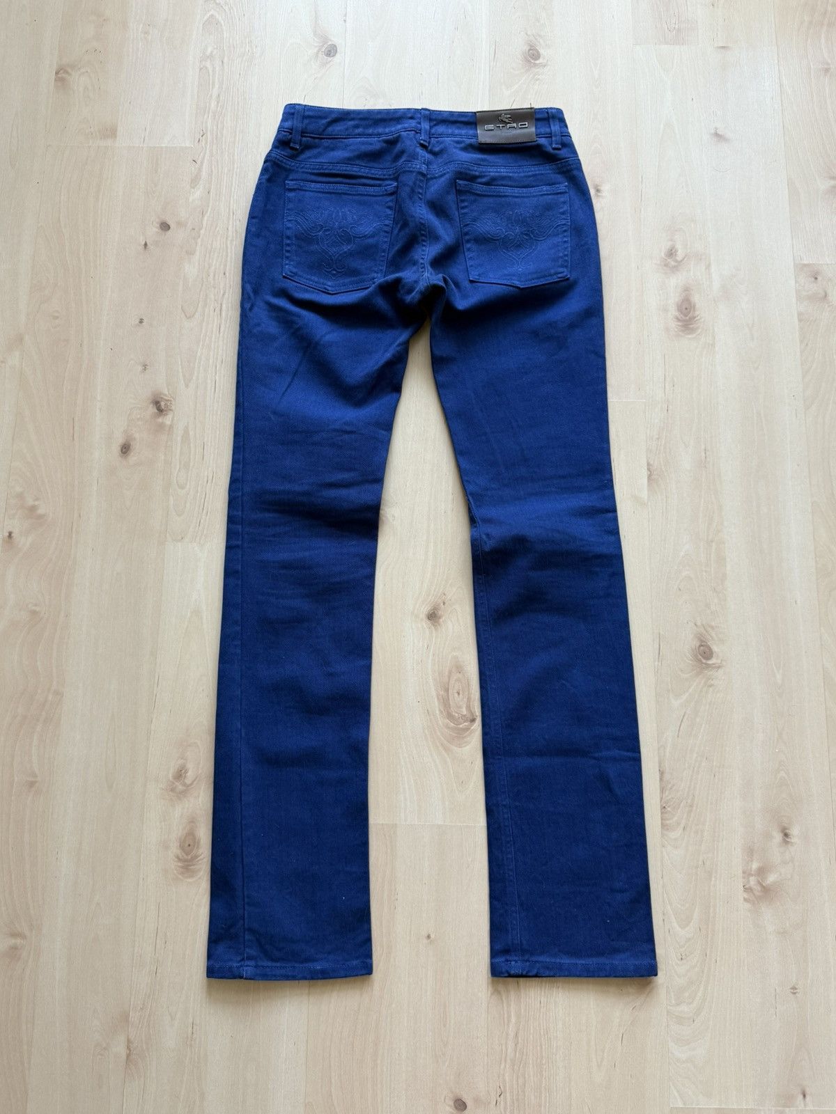 Etro Etro Milano bootcut vintage denim jeans deep blue Size 27" / US 4 / IT 40 - 2 Thumbnail