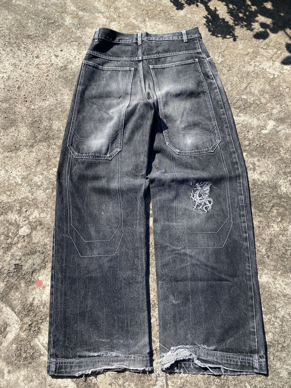JNCO Y2K dragon Denim Size US 29 - 1 Thumbnail
