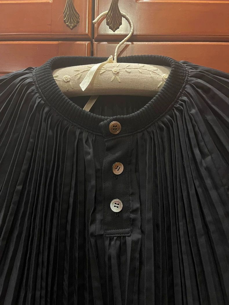 Comme des Garcons Comme Des Garcons Black cotton pleated doll top Size S / US 4 / IT 40 - 2 Thumbnail