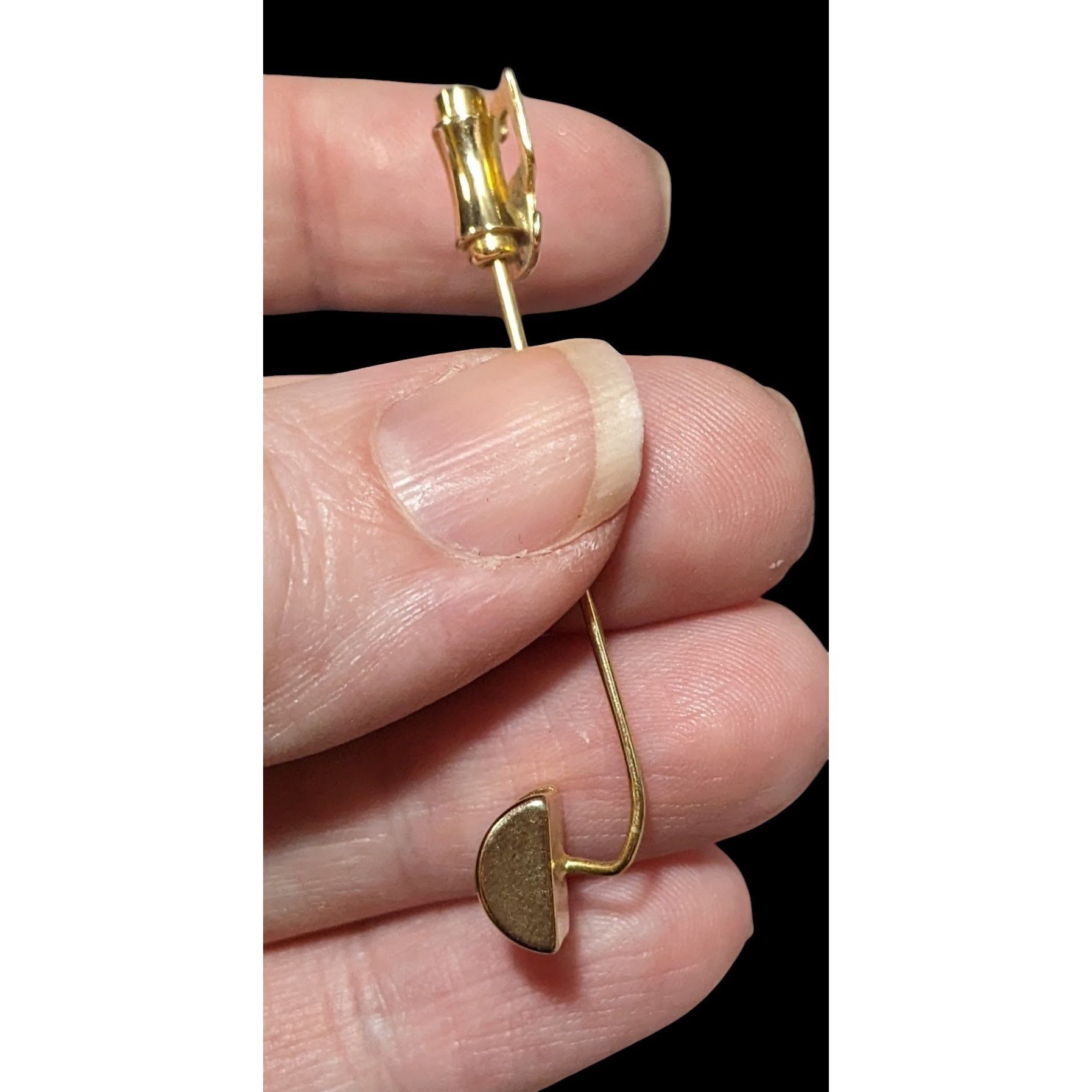 Other Vintage Gold Tone Abstract Minimalist Stick Pin Size ONE SIZE - 7 Thumbnail