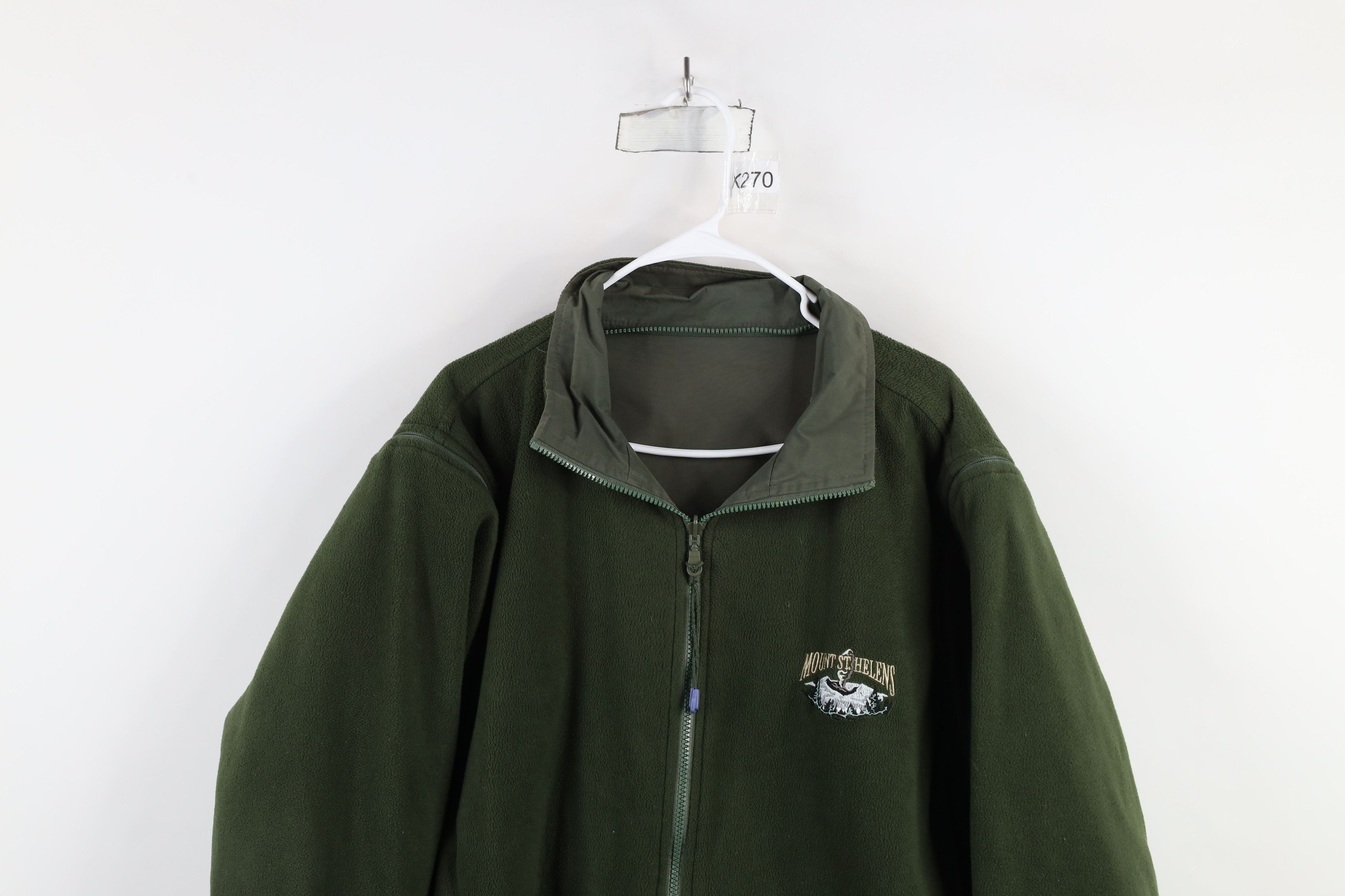 Vintage Vintage 90s Reversible Mount St Helens Jacket Vest Green Size US XL / EU 56 / 4 - 14 Thumbnail