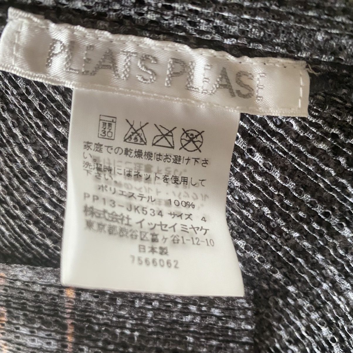 Issey Miyake Pleats Please Denim Trompe l'oeil Blouse Size L / US 10 / IT 46 - 6 Thumbnail