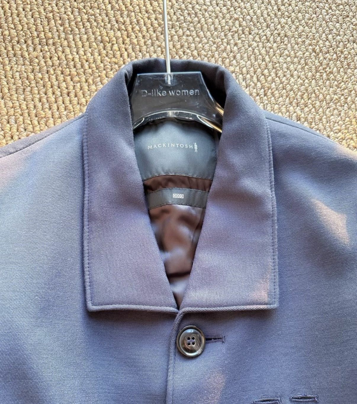 Mackintosh Mackintosh 0003 by Kiko Kostadinov Navy Lapel Jacket K23 Size US S / EU 44-46 / 1 - 5 Thumbnail