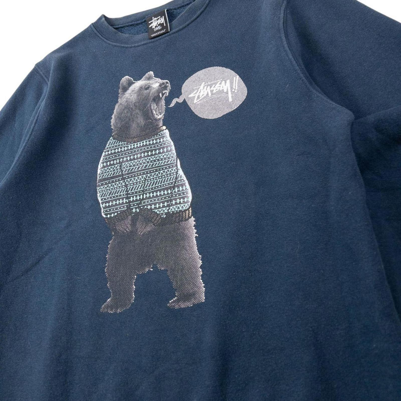 Stussy Stussy Bear Graphic Sweatshirt Size S Size US S / EU 44-46 / 1 - 5 Thumbnail