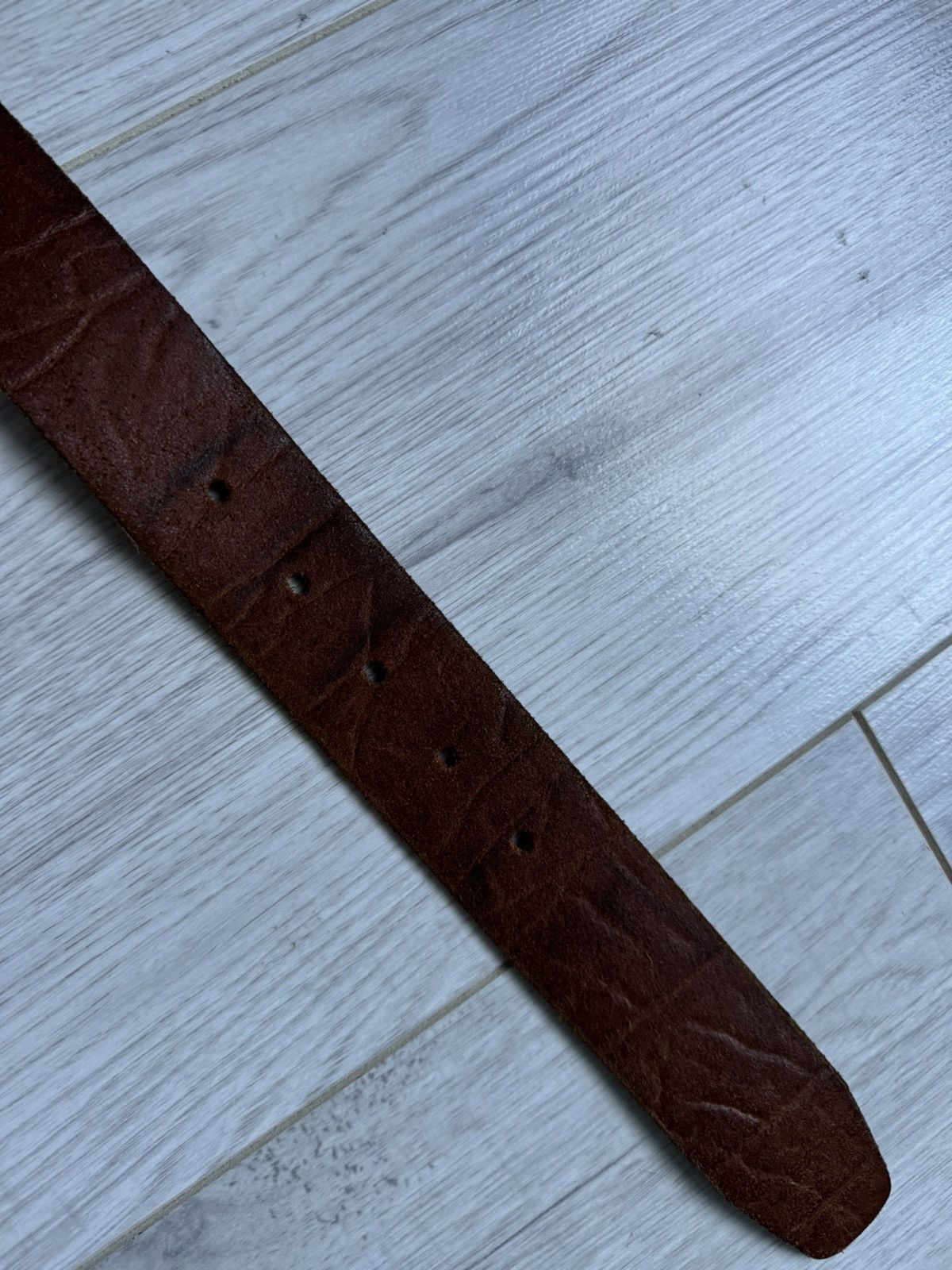 Designer × Diesel × Genuine Leather Vintage Leather belt Diesel Size ONE SIZE - 7 Thumbnail