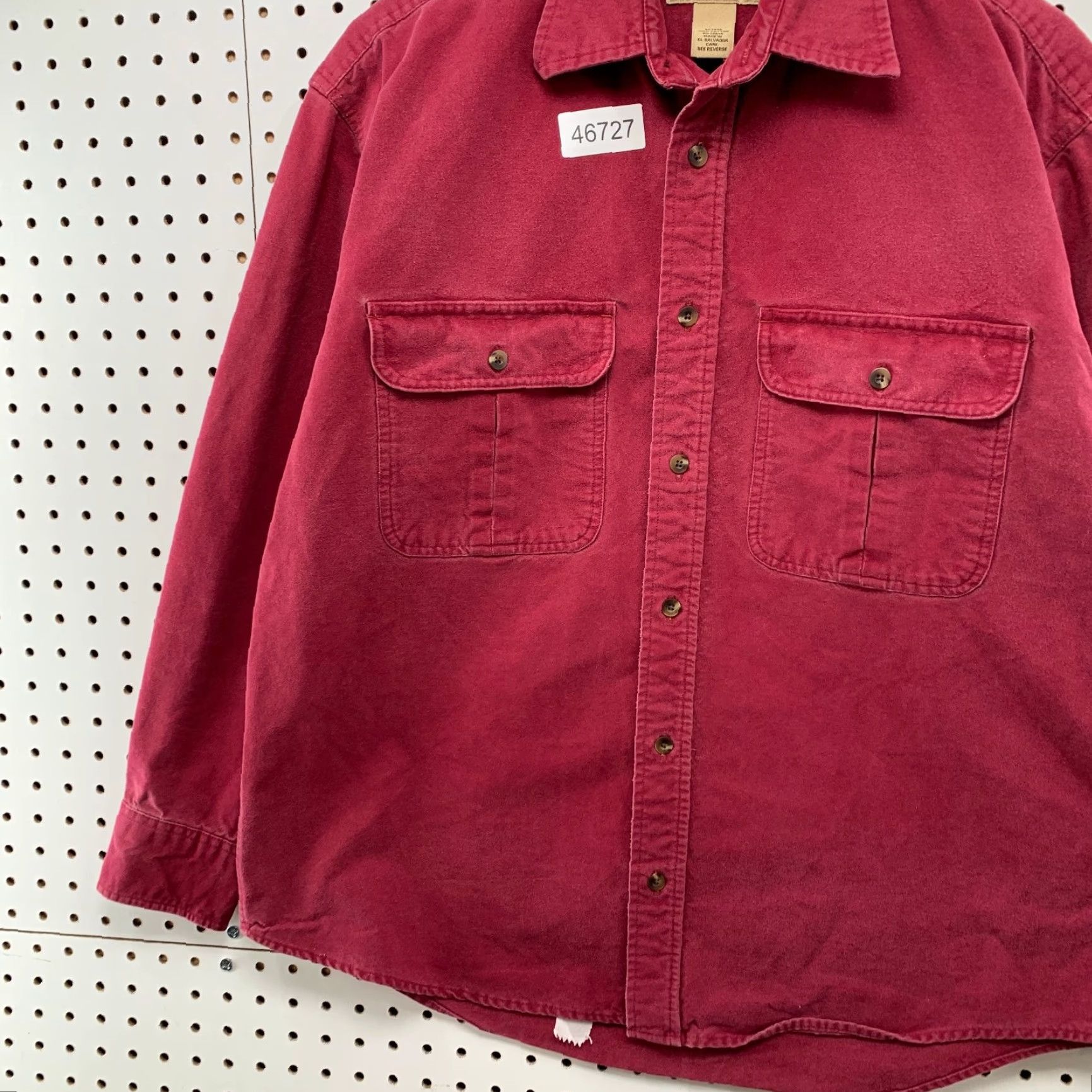 Vintage Cabela's Red Soft Chamois Heavy Button-Up Flannel Shirt L Men Regular Size Large Hunting Deer Vintage Size US L / EU 52-54 / 3 - 5 Thumbnail