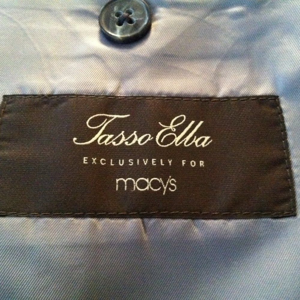 Tasso Elba TASSO ELBA MENS NEW 62%LINEN38%VISCOSE SPORT COAT BLAZER 44L Size 44L - 10 Thumbnail