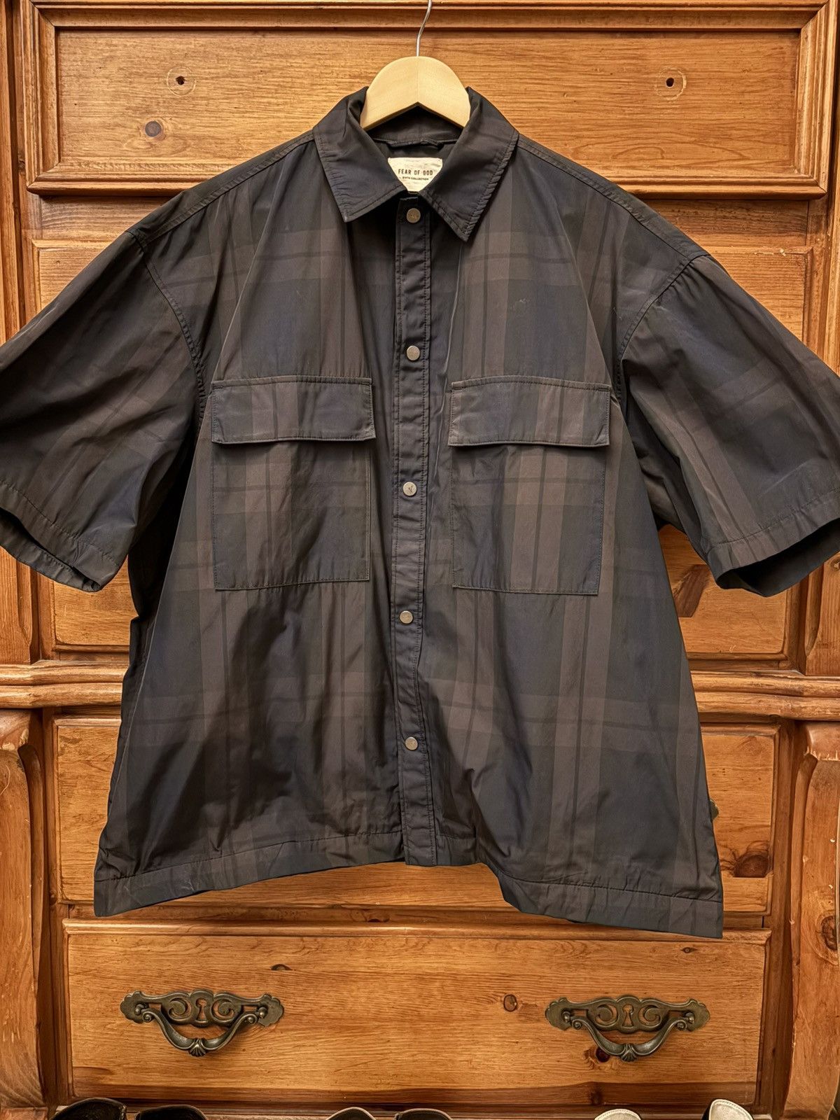 Fear of God Fear Of God Oversized Nylon Shirt Size US M / EU 48-50 / 2 - 1 Thumbnail