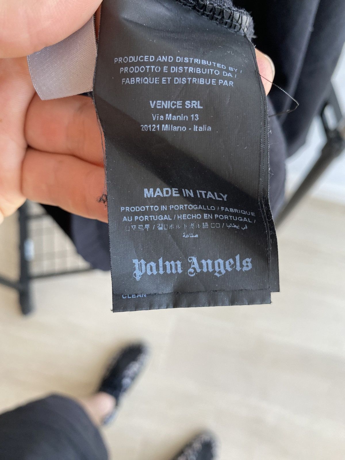 Palm Angels Palm Angels Women’s Black Logo Tee Size XS / US 0-2 / IT 36-38 - 4 Thumbnail