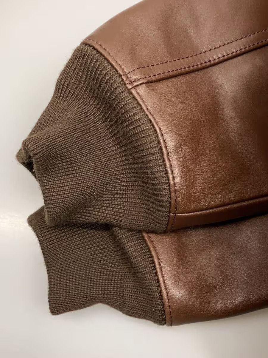 Avirex Avirex Plain Horse Leather Flight Jacket Brown Size US M / EU 48-50 / 2 - 6 Thumbnail