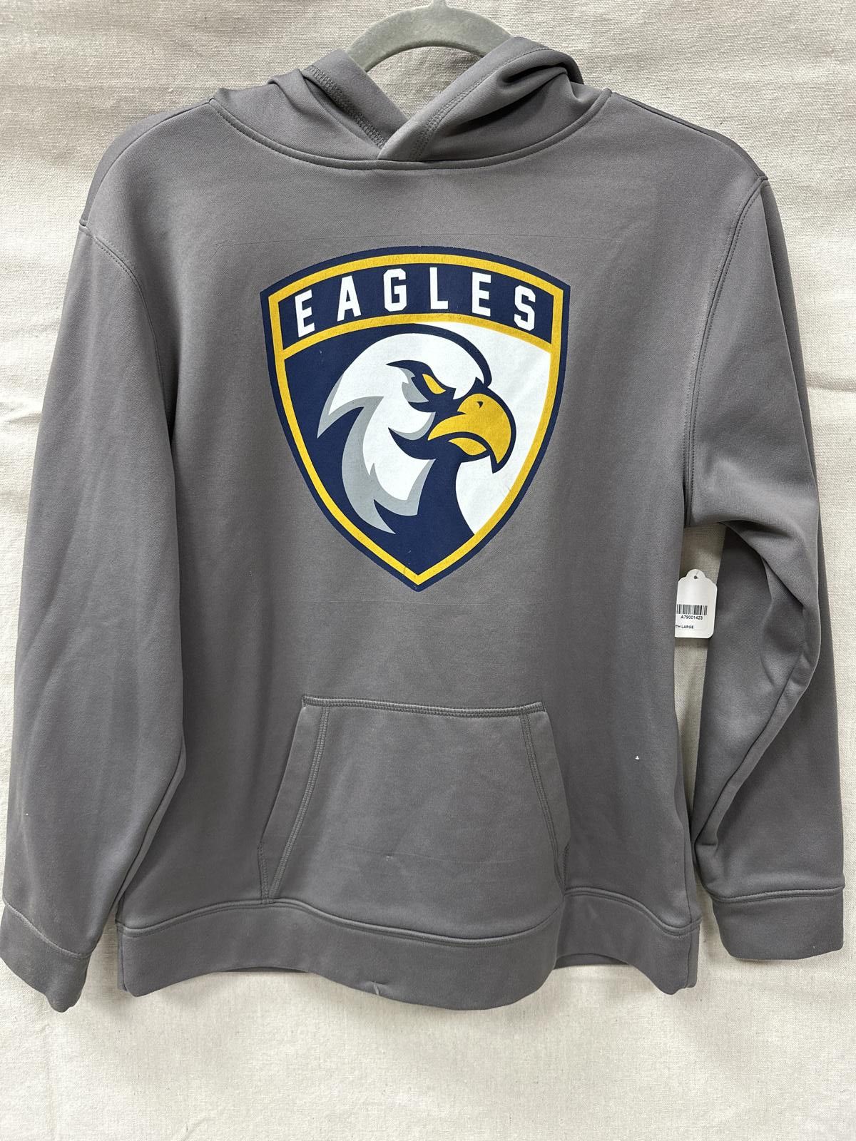 Designer Eagles Hoodie - Youth Large - Gray - Comfortable & Stylish Size US XXS / EU 40 - 1 Thumbnail