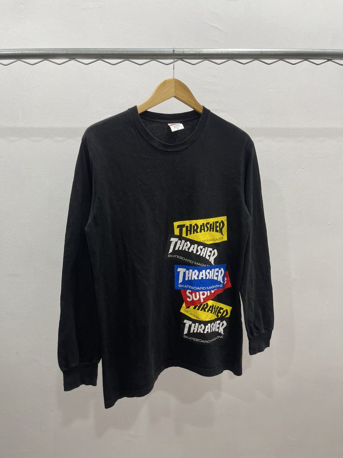 Supreme × Thrasher Supreme x Thrasher Multi Logo Long Sleeve Size US S / EU 44-46 / 1 - 3 Thumbnail