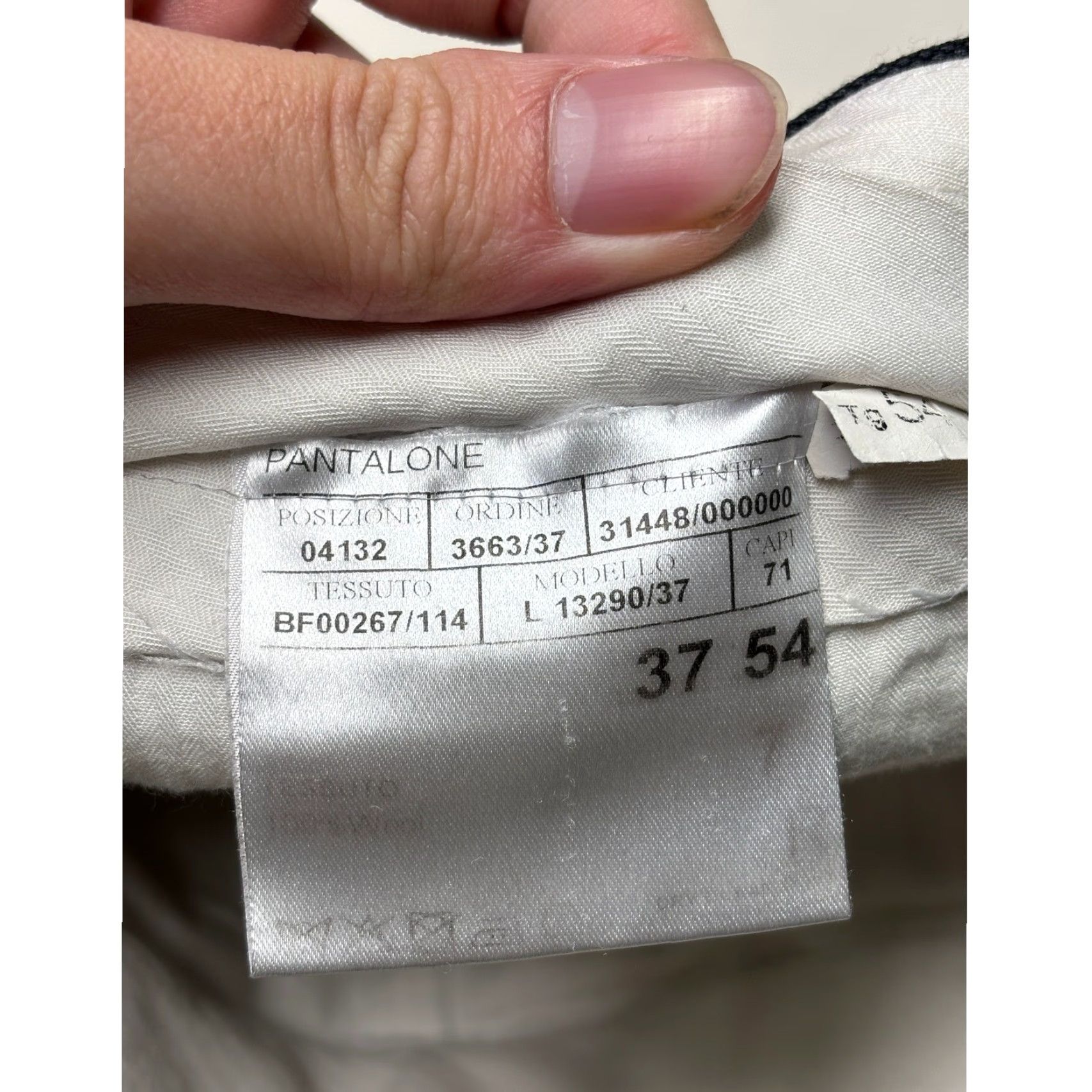 Canali Canali 1934 Mens Gray Wool Blend Dress Pants 38 Regular Geometric Pattern Slim Flat Front Trousers Size US 37 - 5 Thumbnail