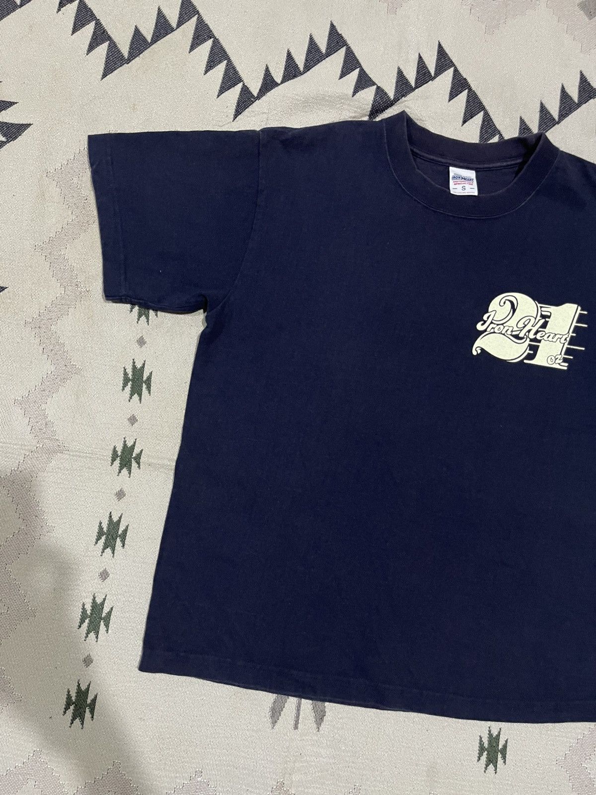 Iron Heart 2000s IRON HEART 21oz SHORT SLEEVE SUNFADED Size US S / EU 44-46 / 1 - 4 Thumbnail