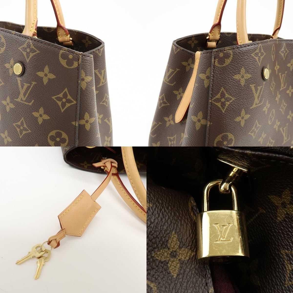 Louis Vuitton Louis Vuitton Monogram Montaigne MM Satchel Size ONE SIZE - 6 Thumbnail