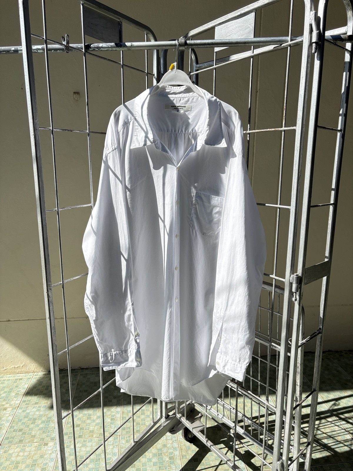 Junya Watanabe Junya Watanabe white oversized shirt dress vents at sleeves Size M / US 6-8 / IT 42-44 - 1 Thumbnail