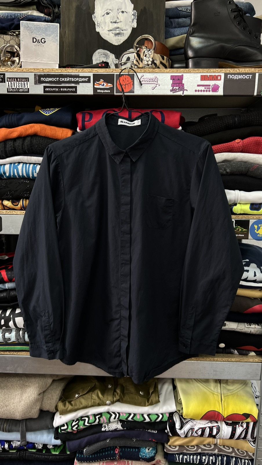 Jil Sander Jil Sander Button Up Size S / US 4 / IT 40 - 1 Thumbnail