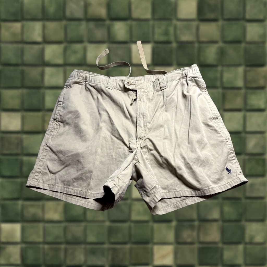 Polo Ralph Lauren Ralph Lauren Military Shorts Mens 1XB Brown Paratrooper Cotton Chino Zip Front Flat Front Pockets Casual 40 Regular Size 40 6in Inseam Size US 40 / EU 56 - 1 Thumbnail