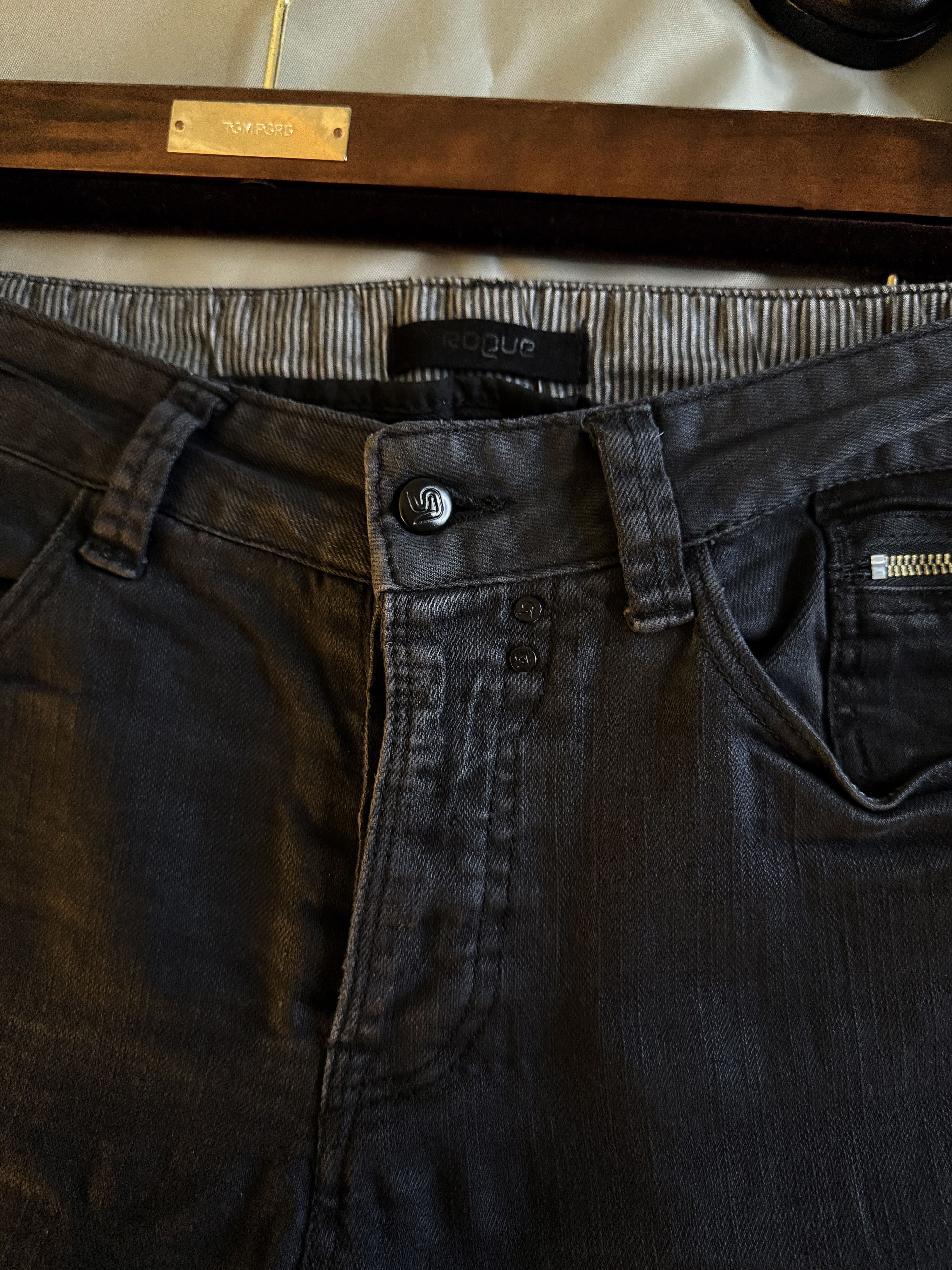 Rogue Effortless Cool Rare ROGUE Moto Pants, Badass Details Size US 32 / EU 48 - 22 Thumbnail