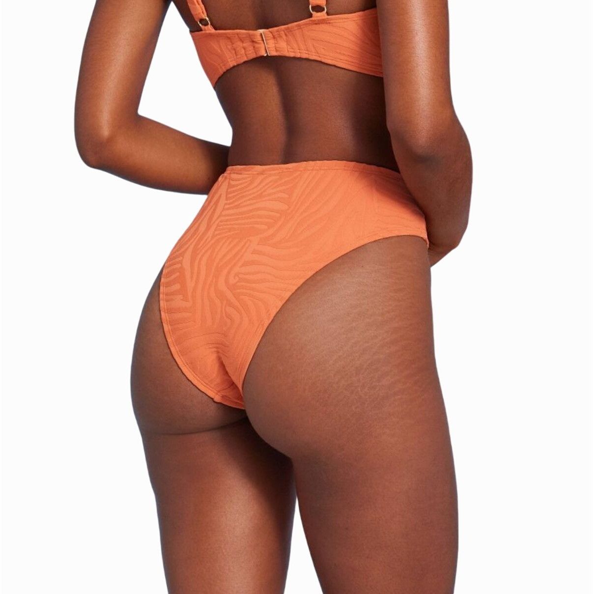 Other Shade & Shore-Women's High Waisted High Leg Bikini Bottom - Size ONE SIZE - 2 Thumbnail