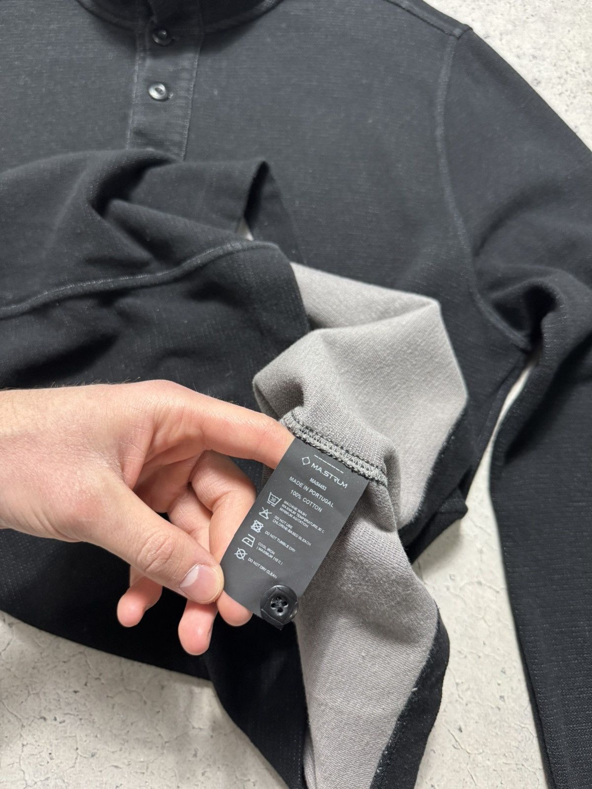 MA.STRUM MA.STRUM 1/4 Sweatshirt Black Casual Size XL Size US XL / EU 56 / 4 - 8 Thumbnail