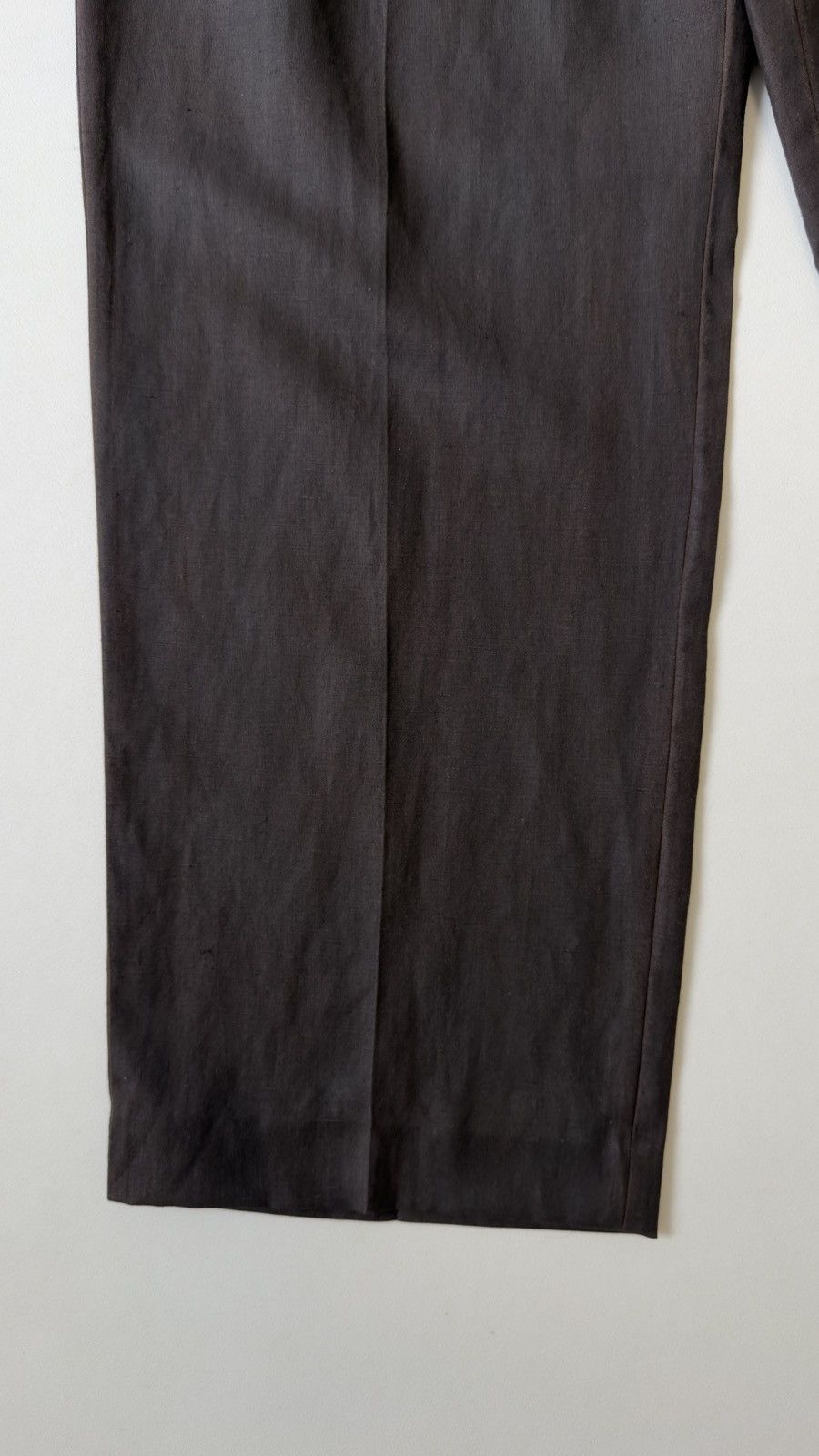 Maison Margiela S/S 23 Brown Over Dyed Wide Leg Pants Size US 36 / EU 52 - 15 Thumbnail
