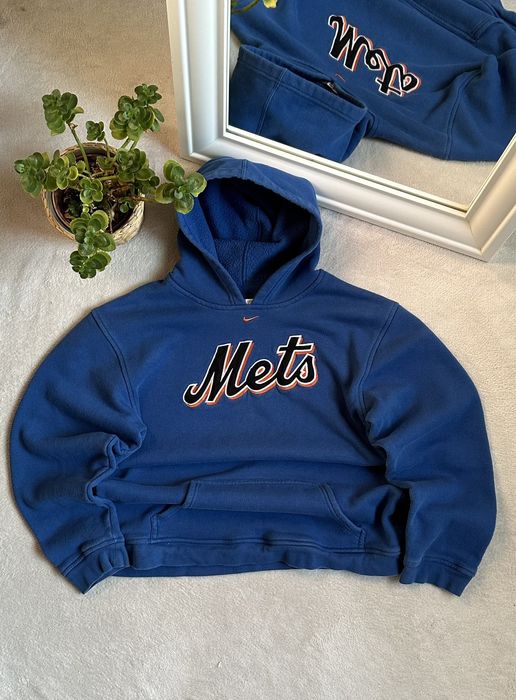 Nike Nike Mets Vintage Big Logo Streetwear Hoodie Grailed