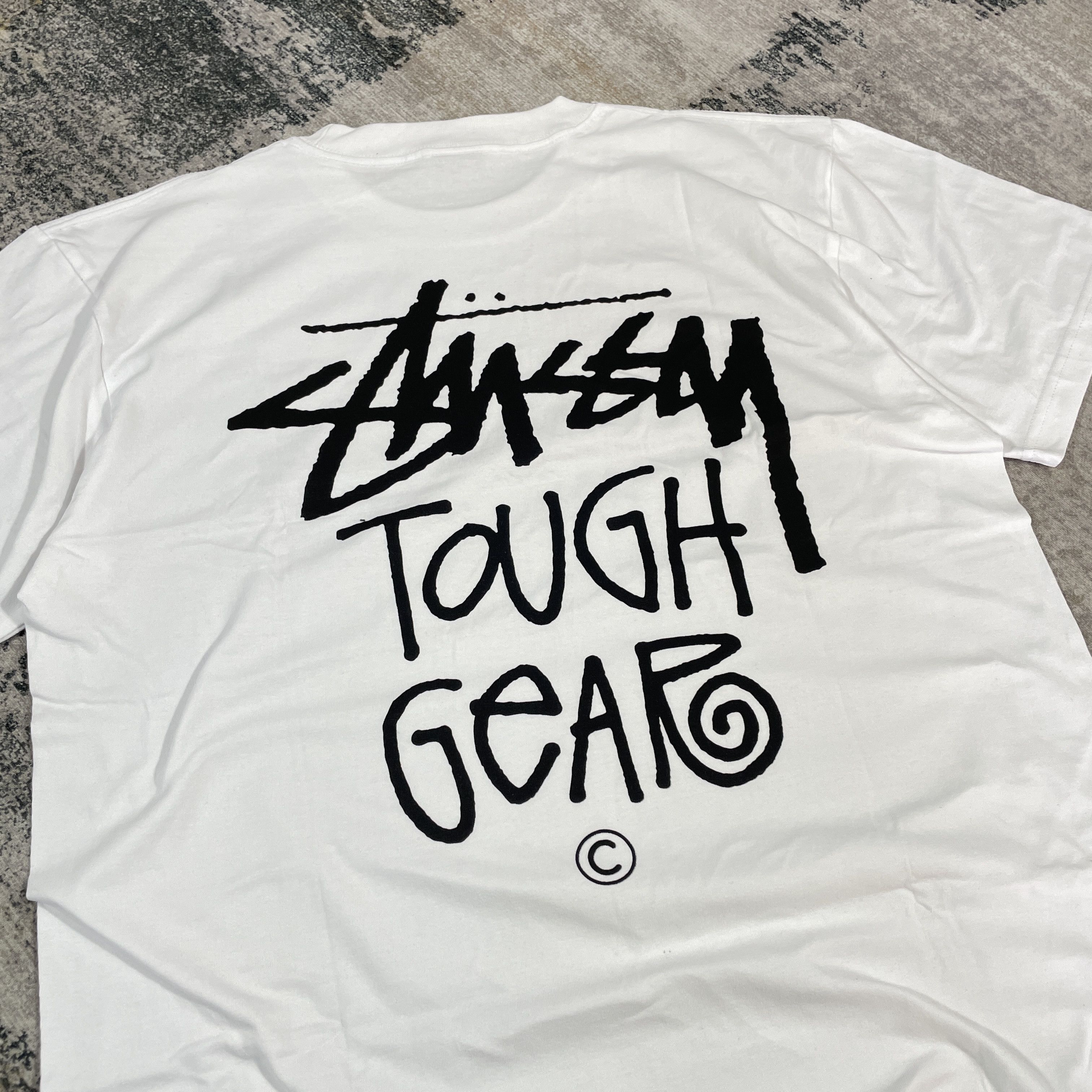 Stussy Stussy Tough Gear Tshirt White Size US M / EU 48-50 / 2 - 2 Thumbnail