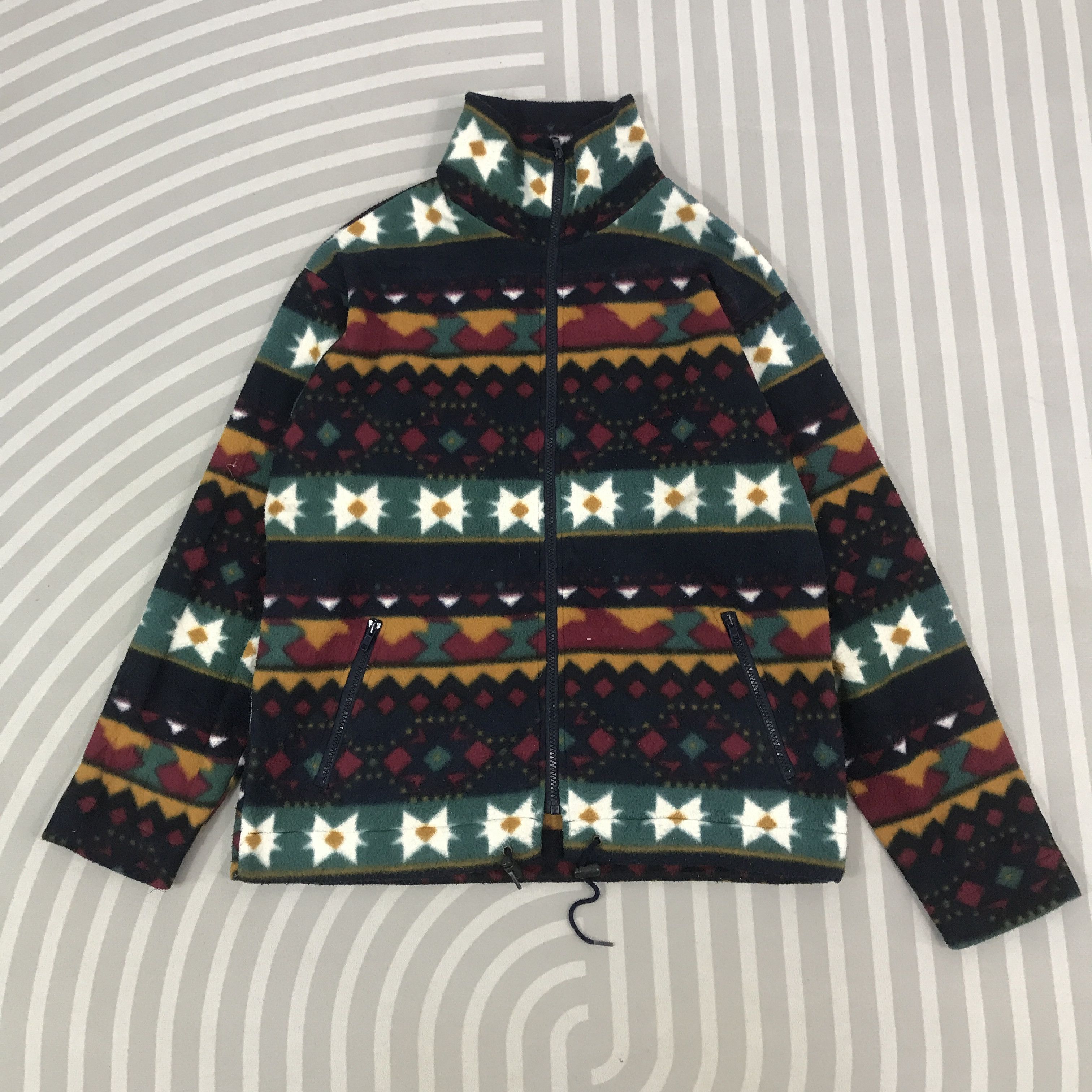 Mizuno × Vintage Mizuno Allsports Navajo design zipper Jacket Size US M / EU 48-50 / 2 - 1 Thumbnail