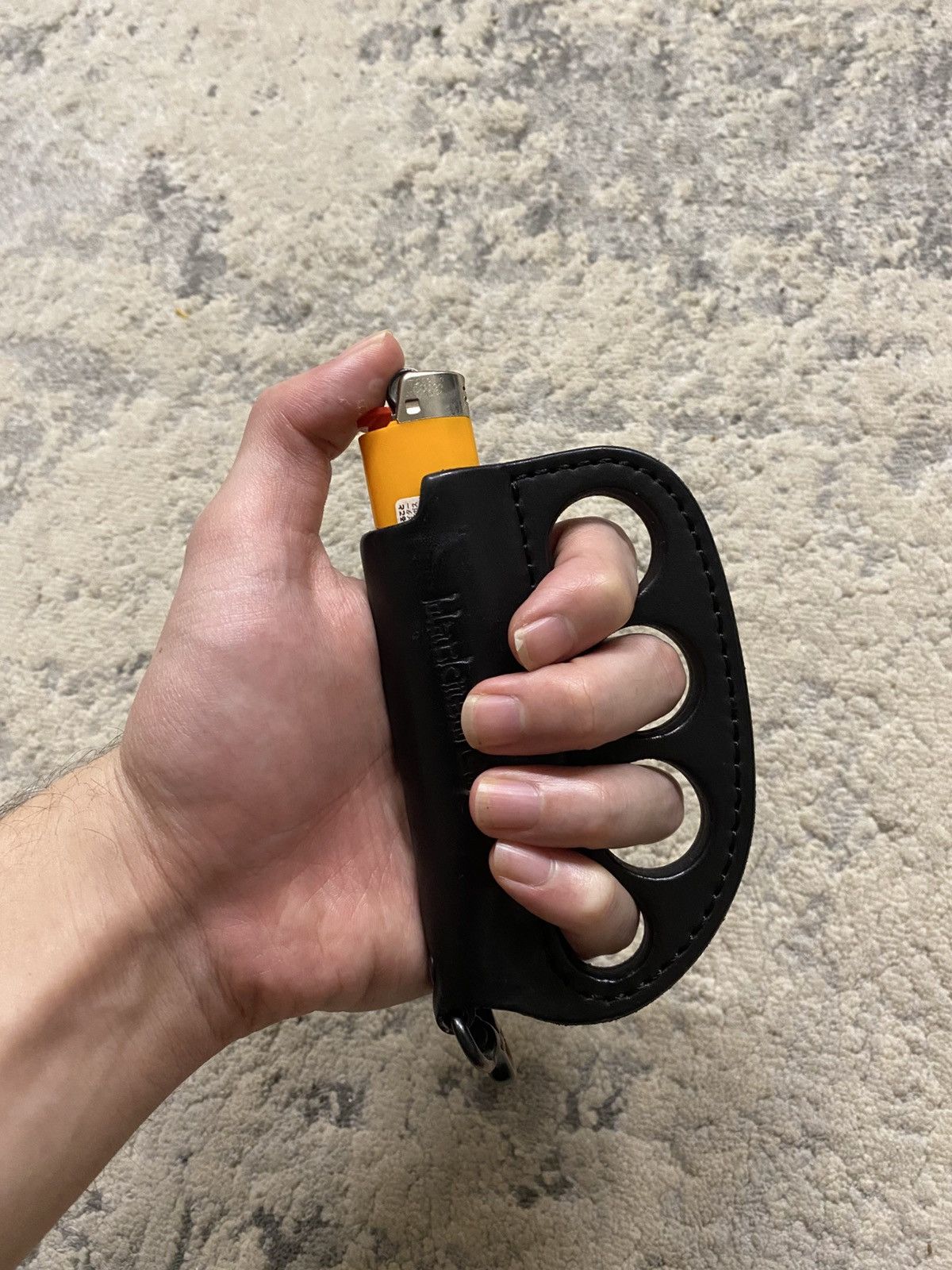 Blackmeans - Knuckle Lighter Case Keychain