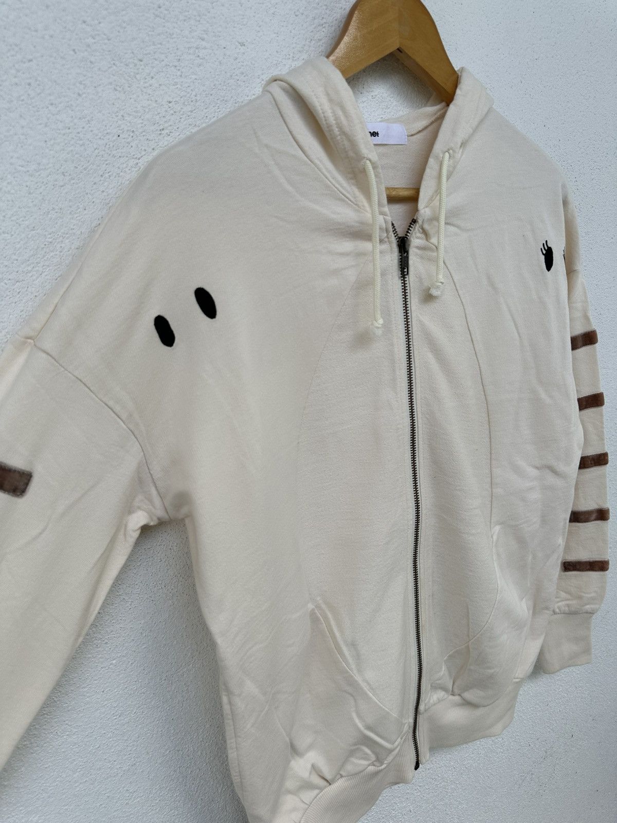Issey Miyake × Japanese Brand × Ne-Net Ne-Net Cat Zipper Hoodie Size US L / EU 52-54 / 3 - 5 Thumbnail