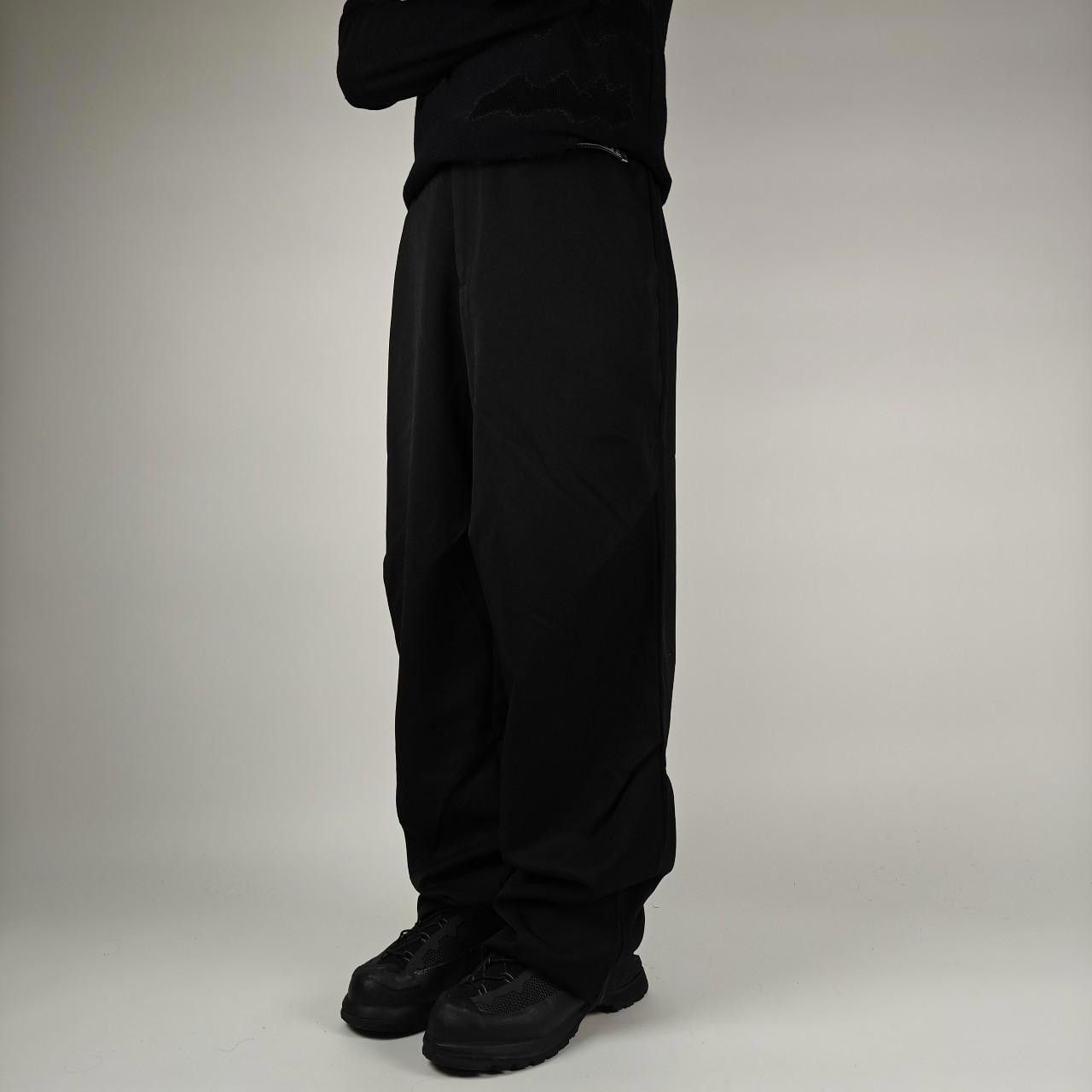 Other Japanese Black Pleated Wide Leg Trousers Size US 32 / EU 48 - 1 Thumbnail