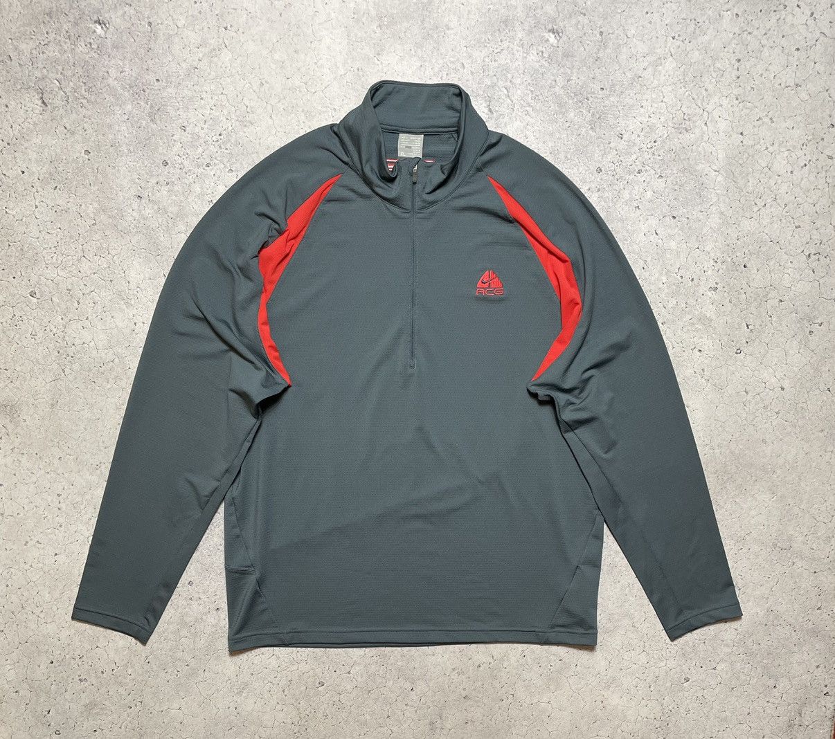 Nike ACG × Vintage Vintage 1/2 Zip Long Sleeve Nike Acg Gorpcore Size US XL / EU 56 / 4 - 1 Thumbnail