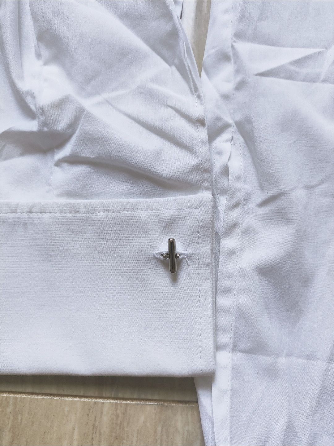 Ernest W. Baker AW18 Royal White Frill Collar Shirt Size US S / EU 44-46 / 1 - 7 Thumbnail