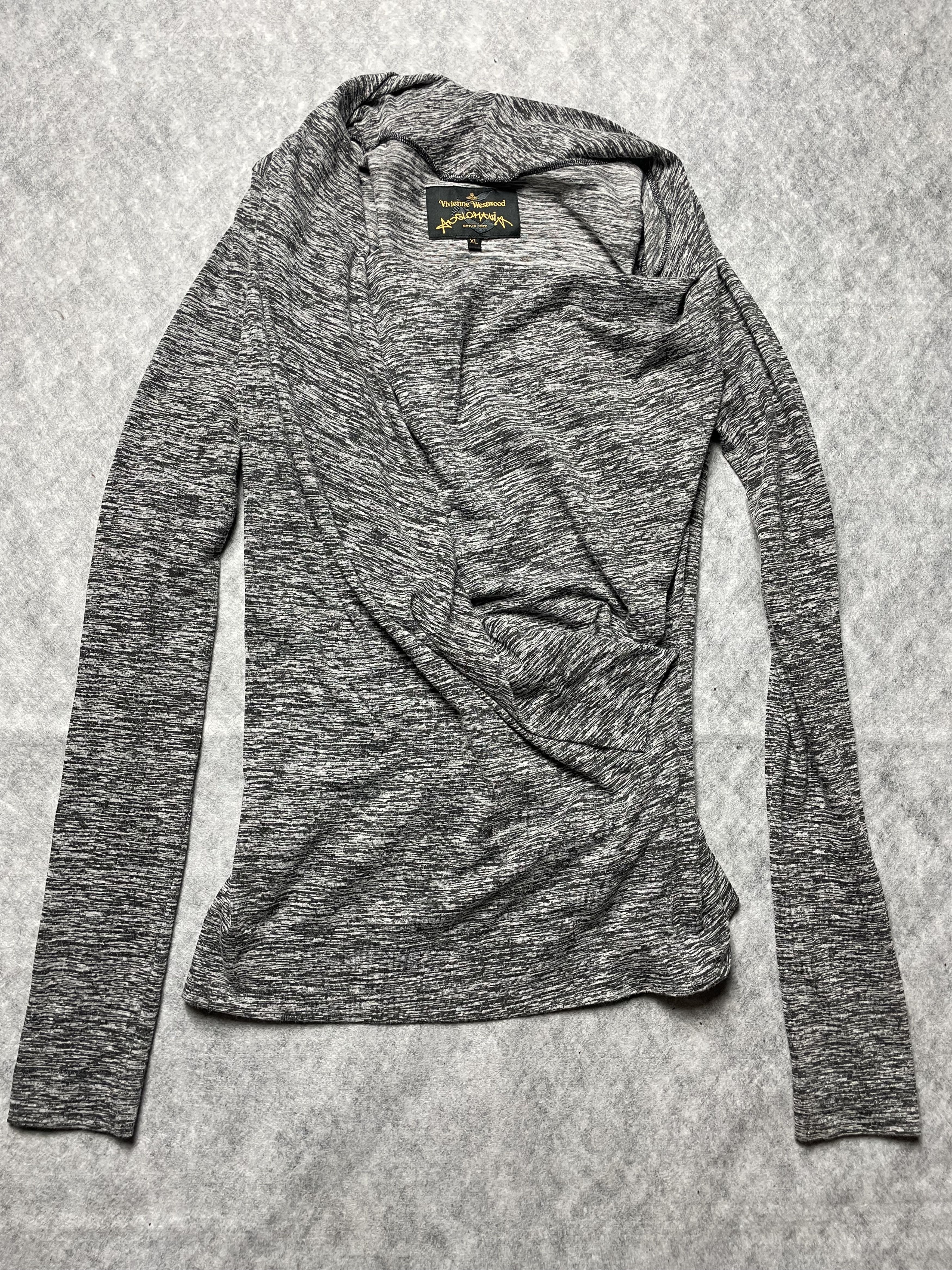 Vivienne Westwood Vivienne Westwood Anglomania Cotton Knit Grey Top Sweater Size XL / US 12-14 / IT 48-50 - 5 Thumbnail