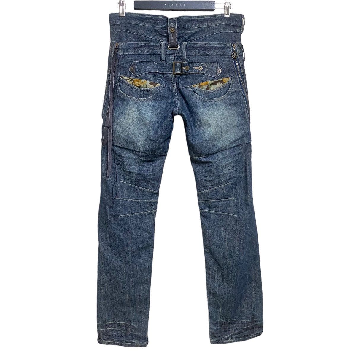 image of Ppfm Denim Double Waist Jeans Anarchy in Blue, Men's (Size 32)
