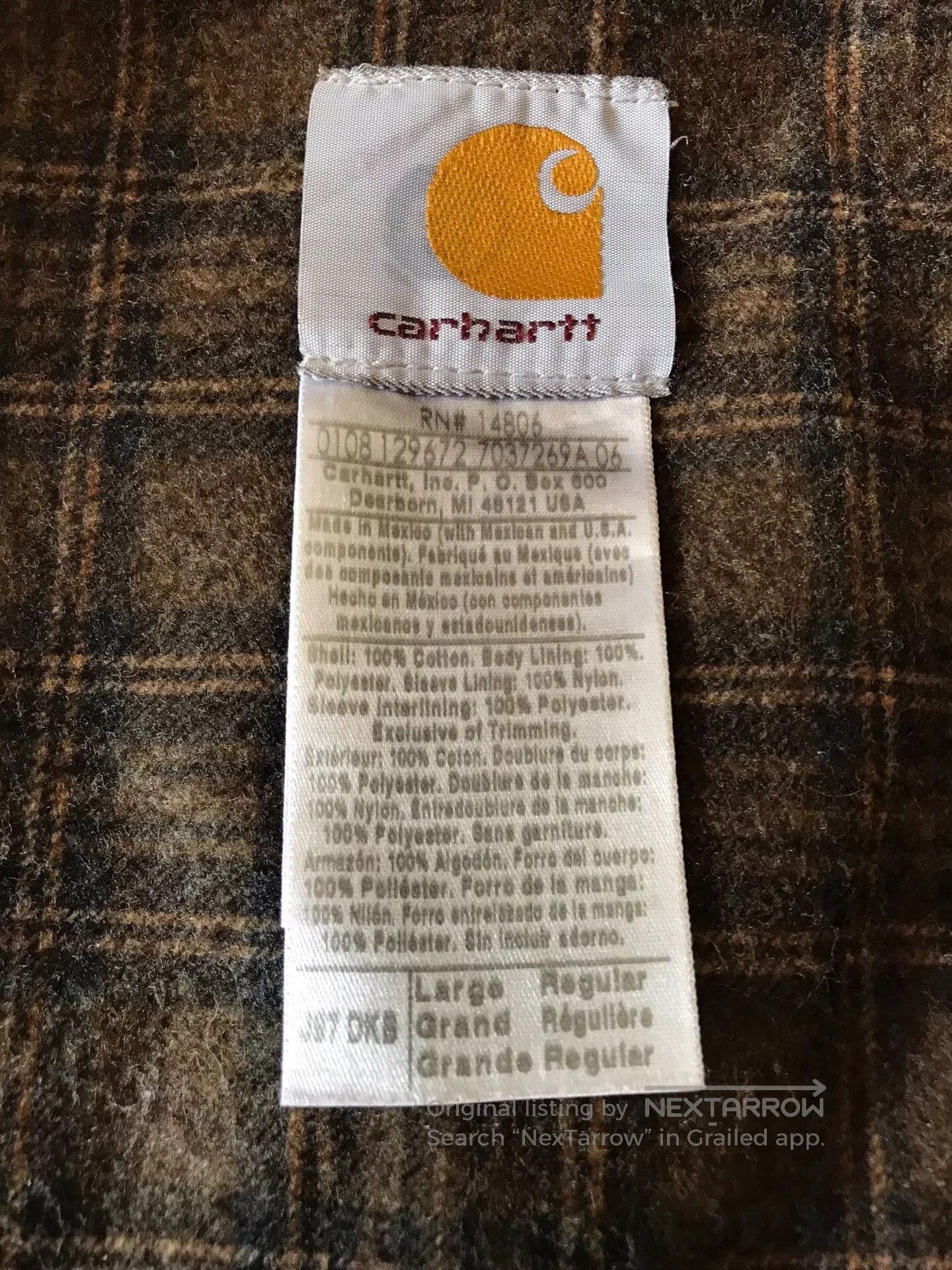 Carhartt Carhartt J97 Detroit Canvas Jacket. Size US L / EU 52-54 / 3 - 9 Thumbnail