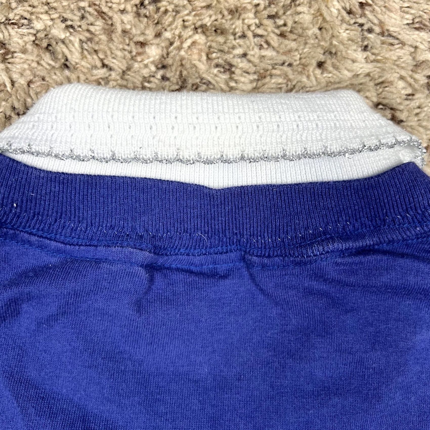 Lee VINTAGE Lee Women Collared T-Shirt XL Blue 90s Angel Puff Print Graphic Made USA Shirt Women XL Blue Puff Print Angel 90s Vintage Graphic Size XL / US 12-14 / IT 48-50 - 7 Thumbnail
