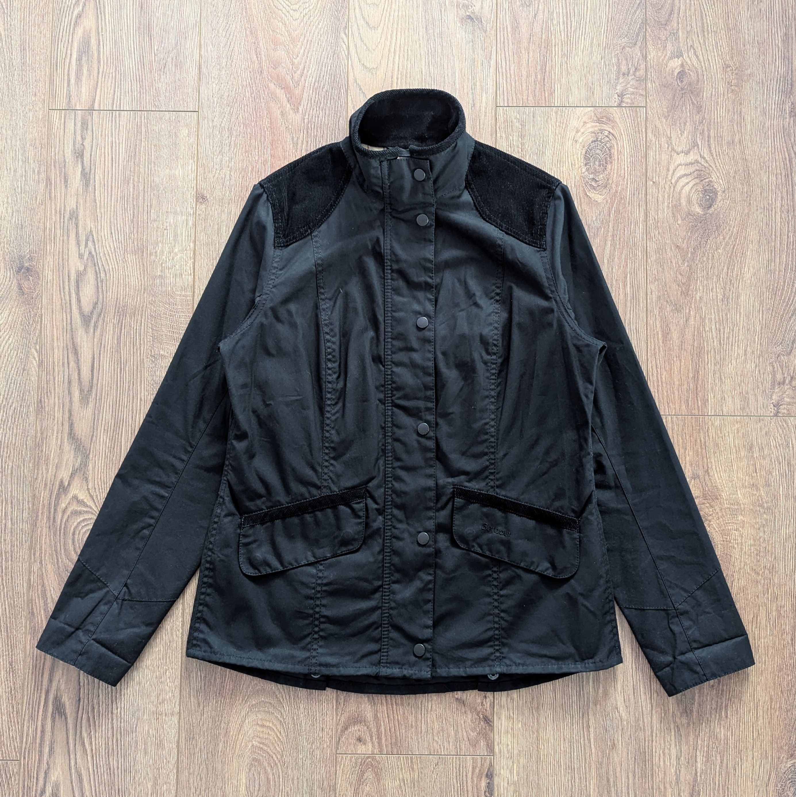 Barbour BARBOUR Isleham Wax Jacket Black British Style Waxed Cotton Size M / US 6-8 / IT 42-44 - 23 Thumbnail