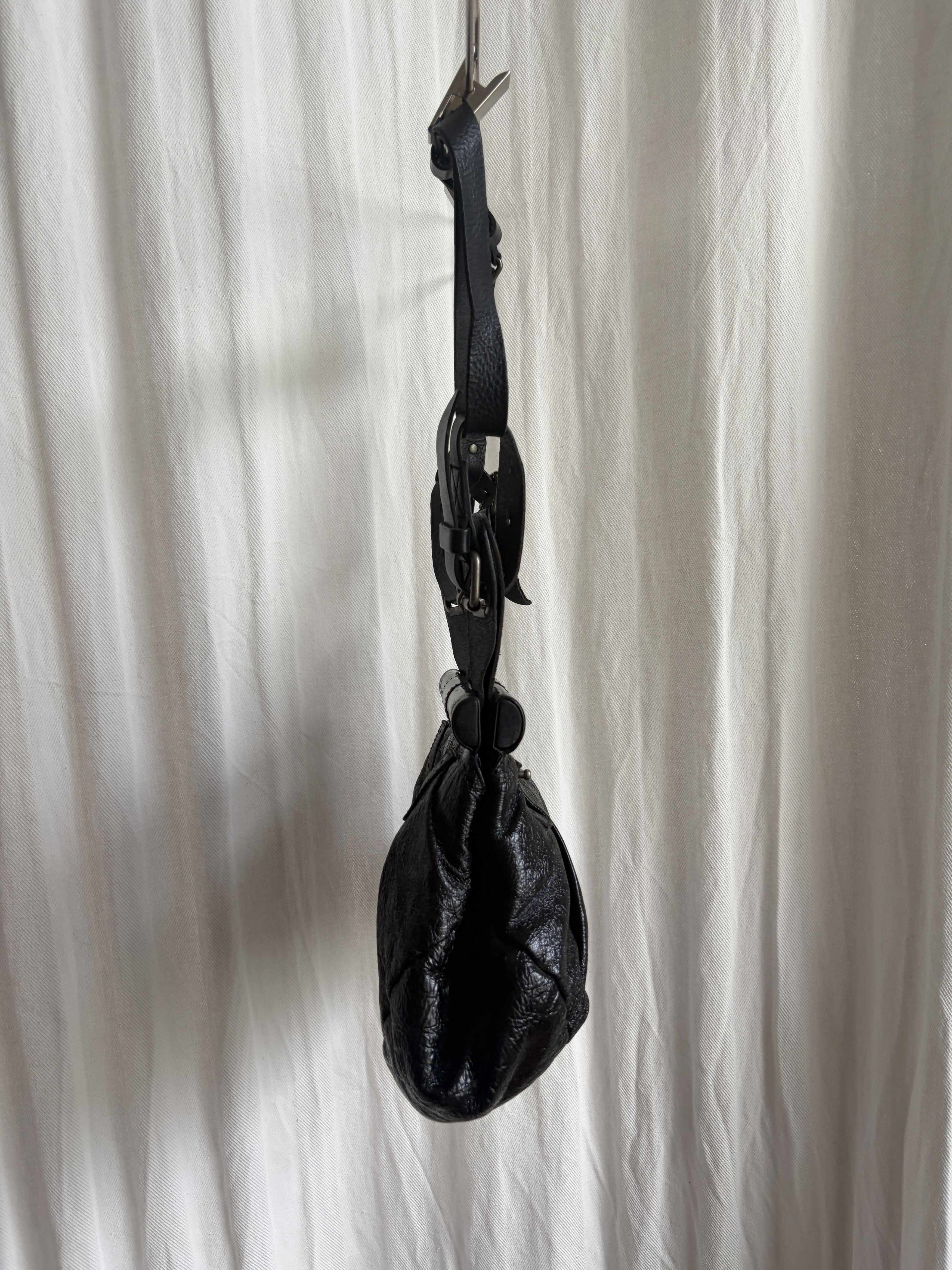 Dries Van Noten 90s Glossed Leather Crossbody Size ONE SIZE - 10 Thumbnail